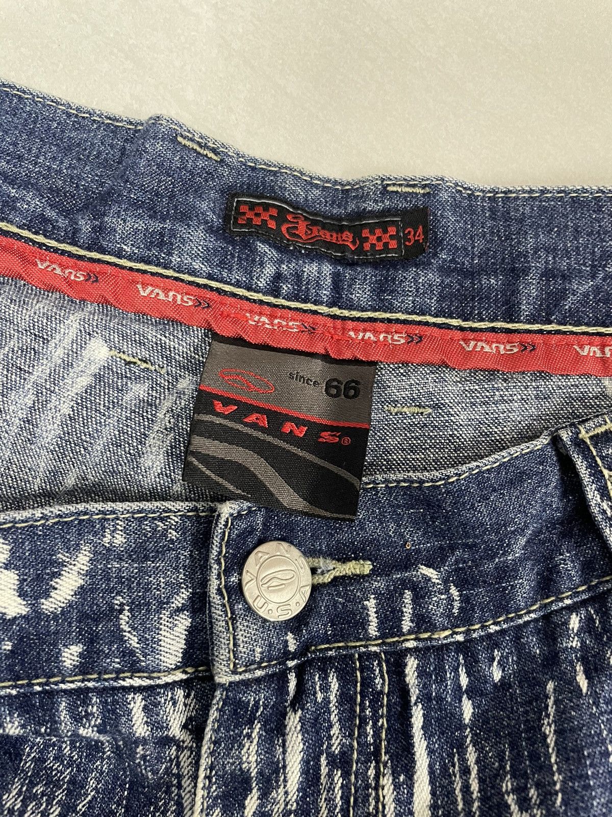 Vans Vintage Vans Double Knee Stripes Jeans Size US 34 / EU 50 - 7 Thumbnail