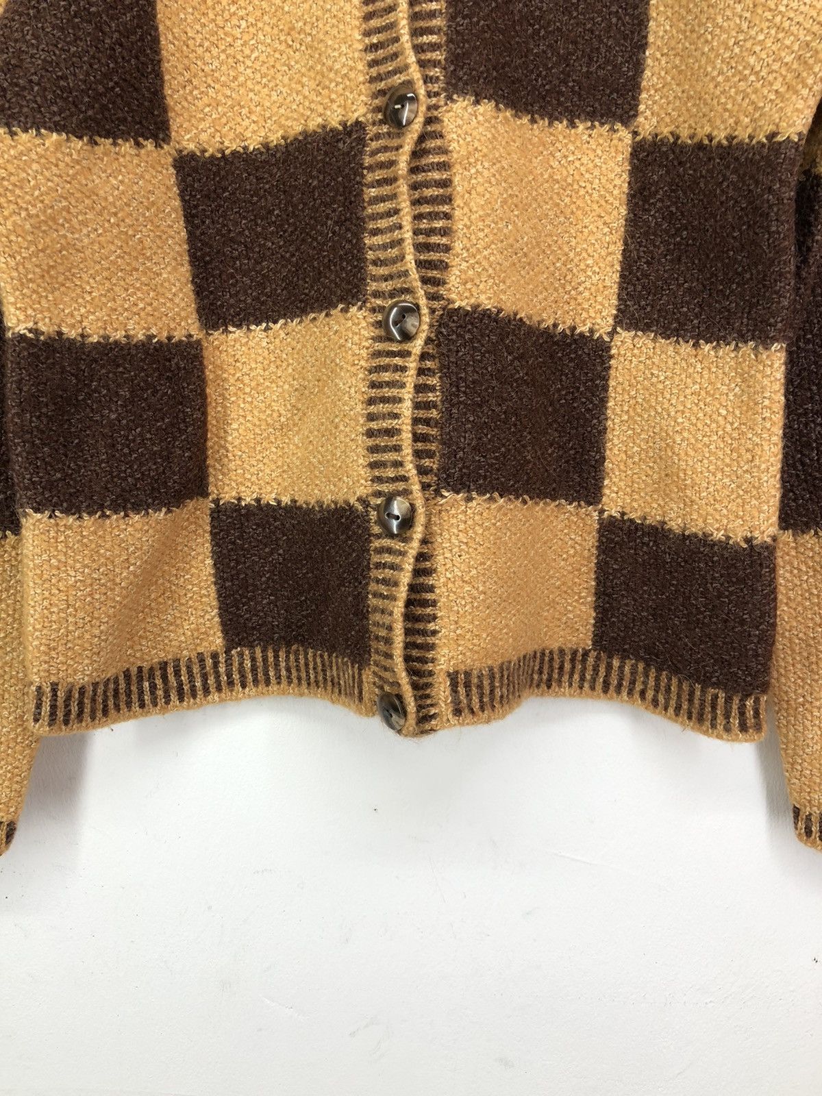 Japanese Brand Vintage Cote-Rotie Yarn Spun In Italy Knit Cardigan Size US M / EU 48-50 / 2 - 8 Thumbnail