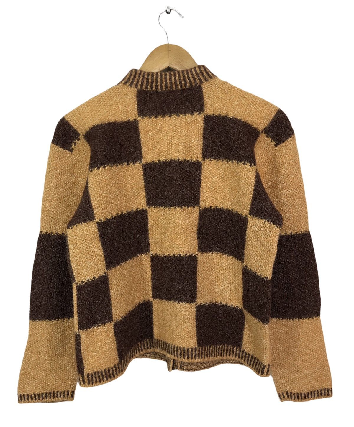 Japanese Brand Vintage Cote-Rotie Yarn Spun In Italy Knit Cardigan Size US M / EU 48-50 / 2 - 2 Thumbnail