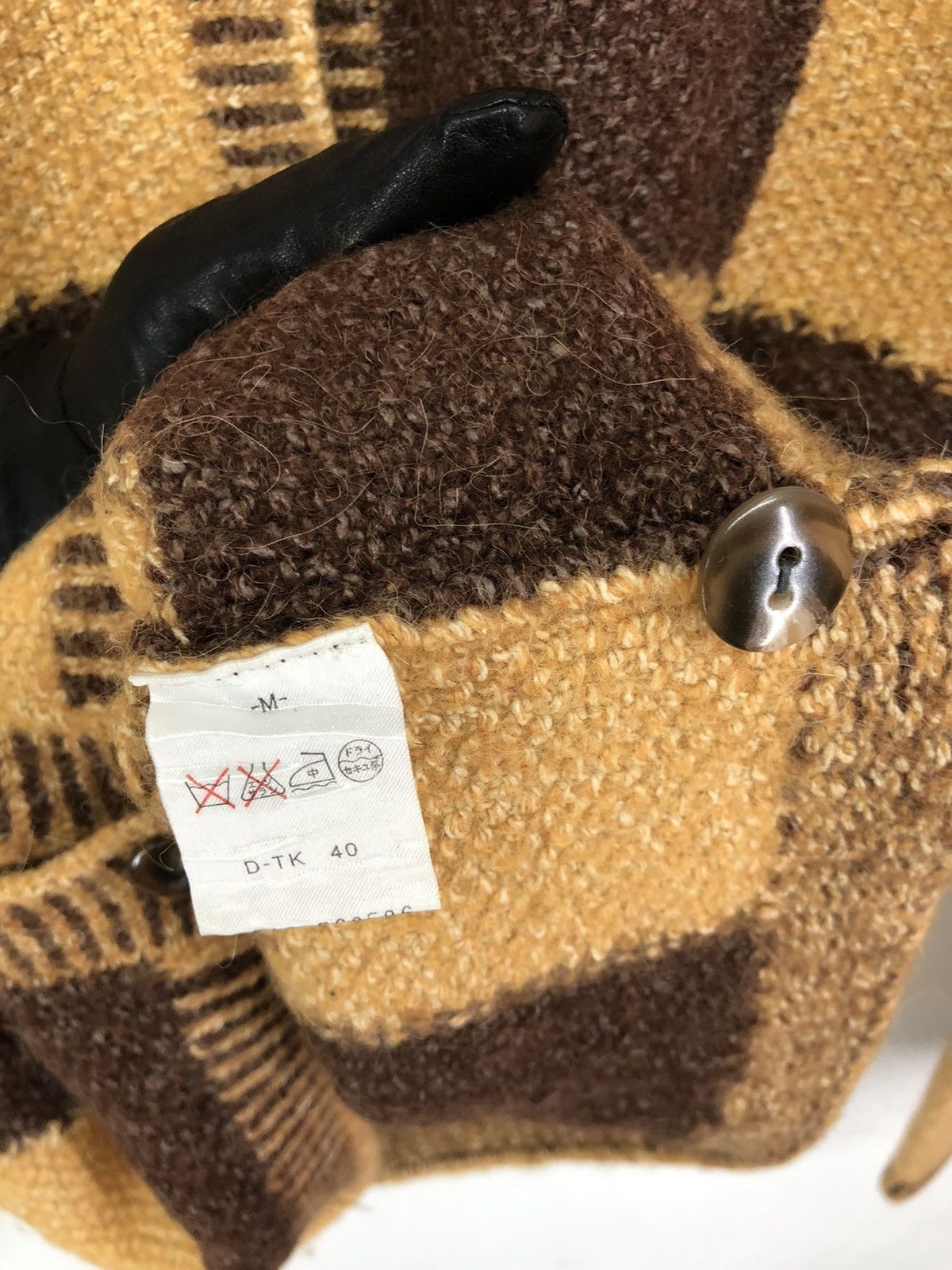 Japanese Brand Vintage Cote-Rotie Yarn Spun In Italy Knit Cardigan Size US M / EU 48-50 / 2 - 10 Thumbnail