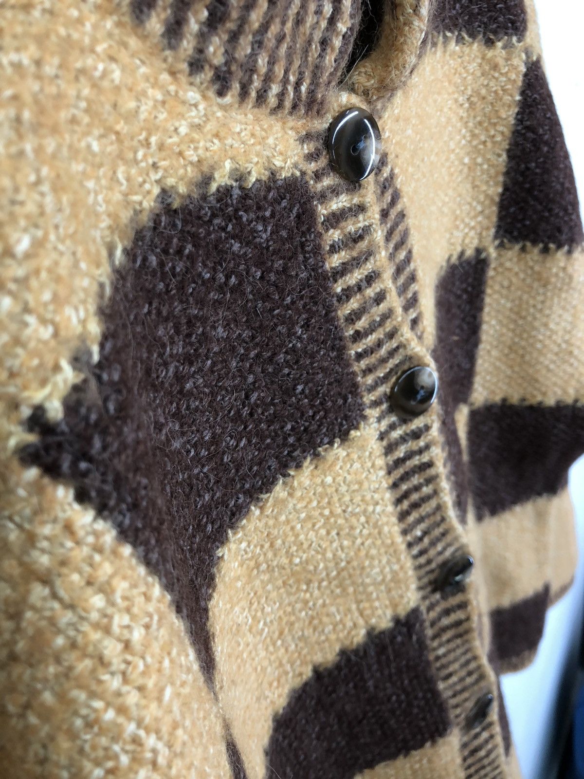 Japanese Brand Vintage Cote-Rotie Yarn Spun In Italy Knit Cardigan Size US M / EU 48-50 / 2 - 6 Thumbnail