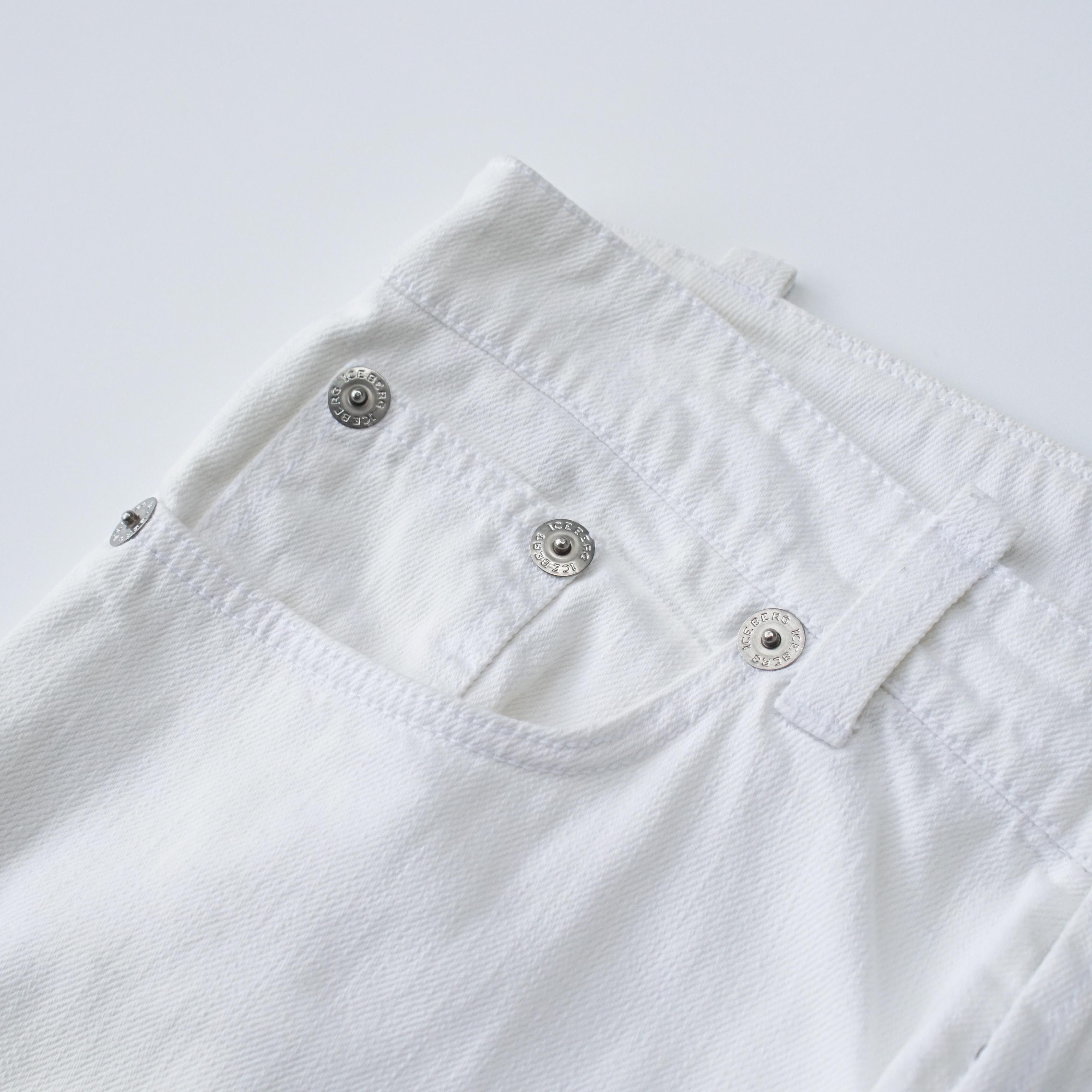 Iceberg *NoTariff Iceberg White Pants Size 29" - 7 Thumbnail