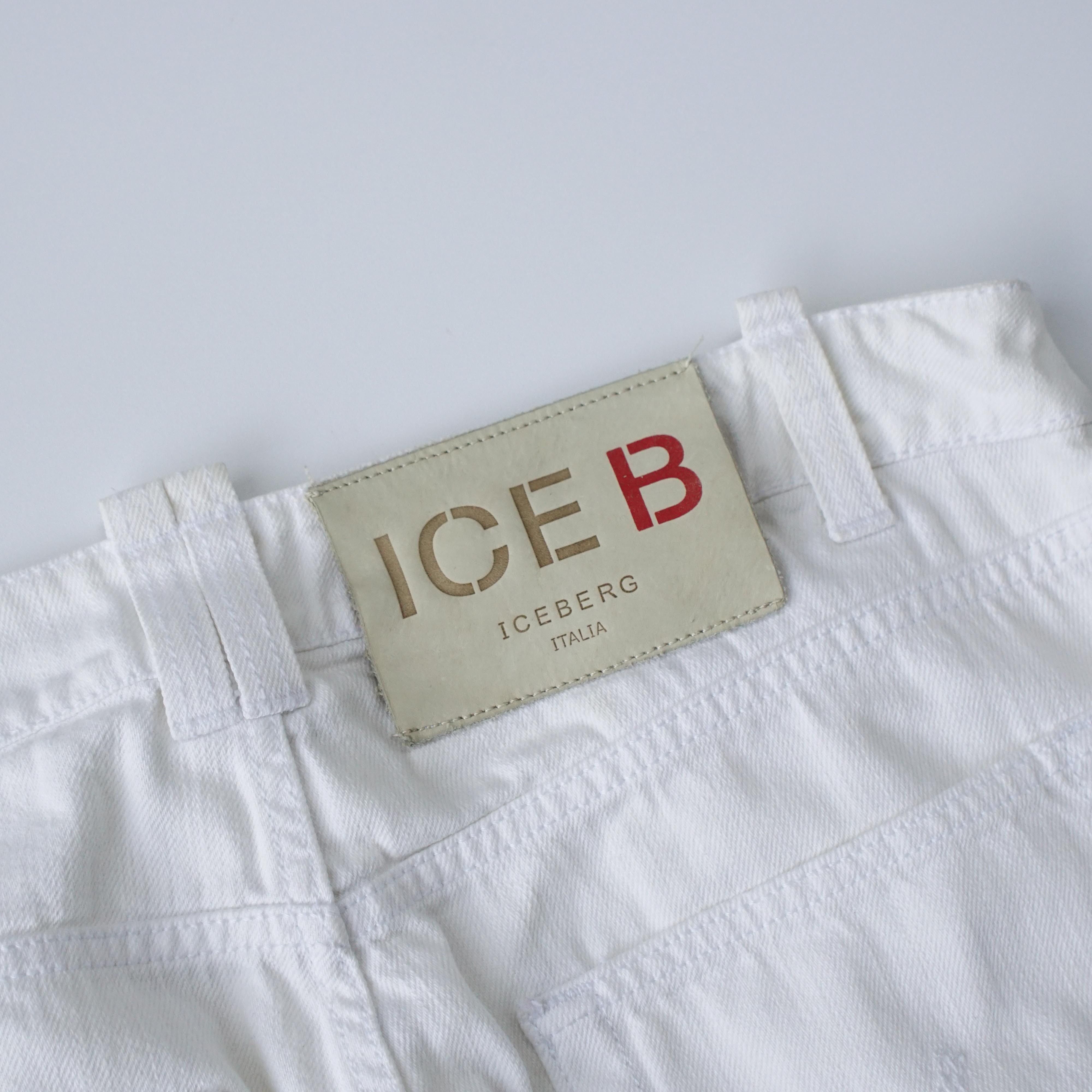 Iceberg *NoTariff Iceberg White Pants Size 29" - 5 Thumbnail