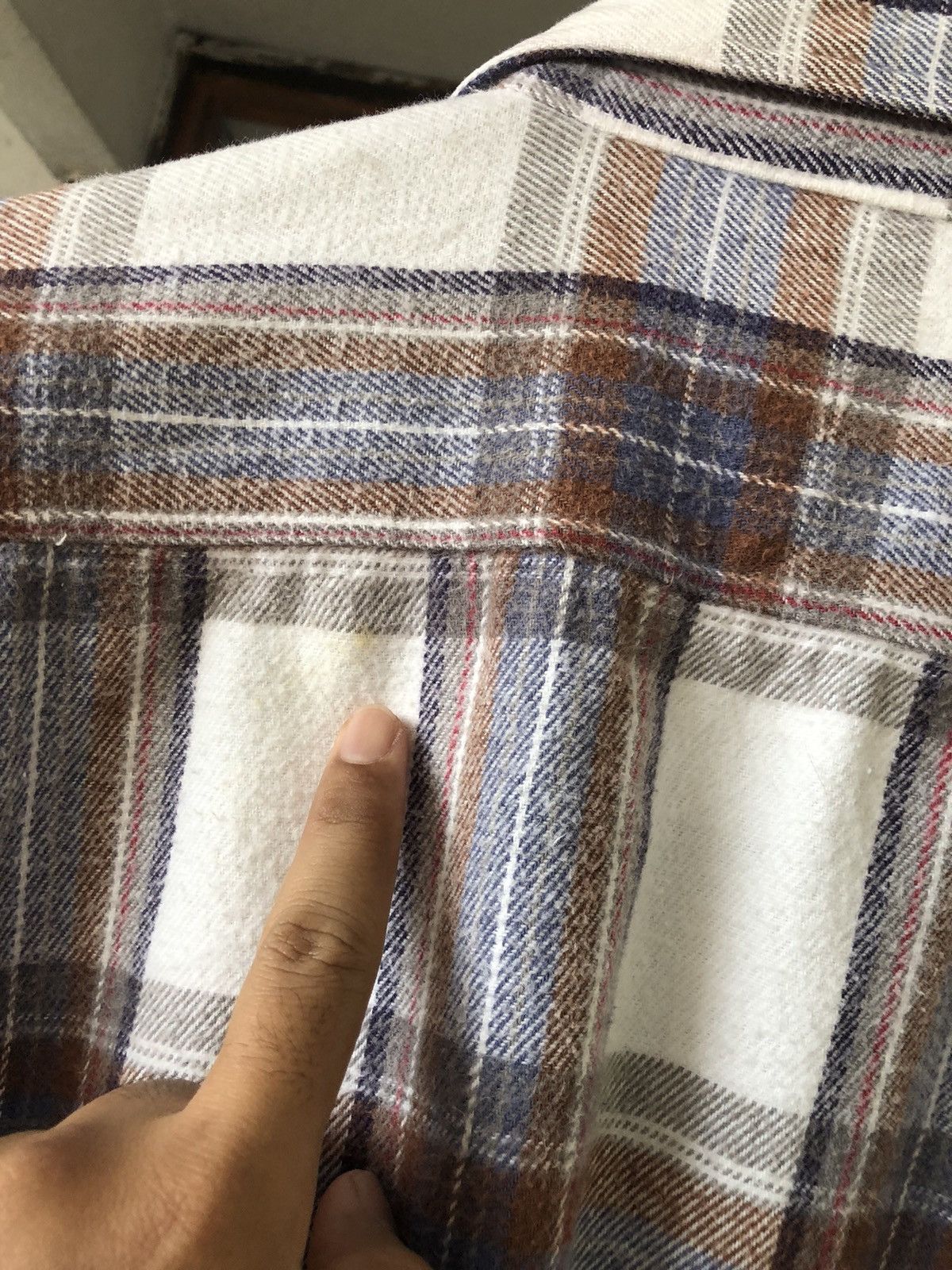 Japanese Brand Vintage Trans Position Echo Flannel Shirt Size US L / EU 52-54 / 3 - 19 Thumbnail