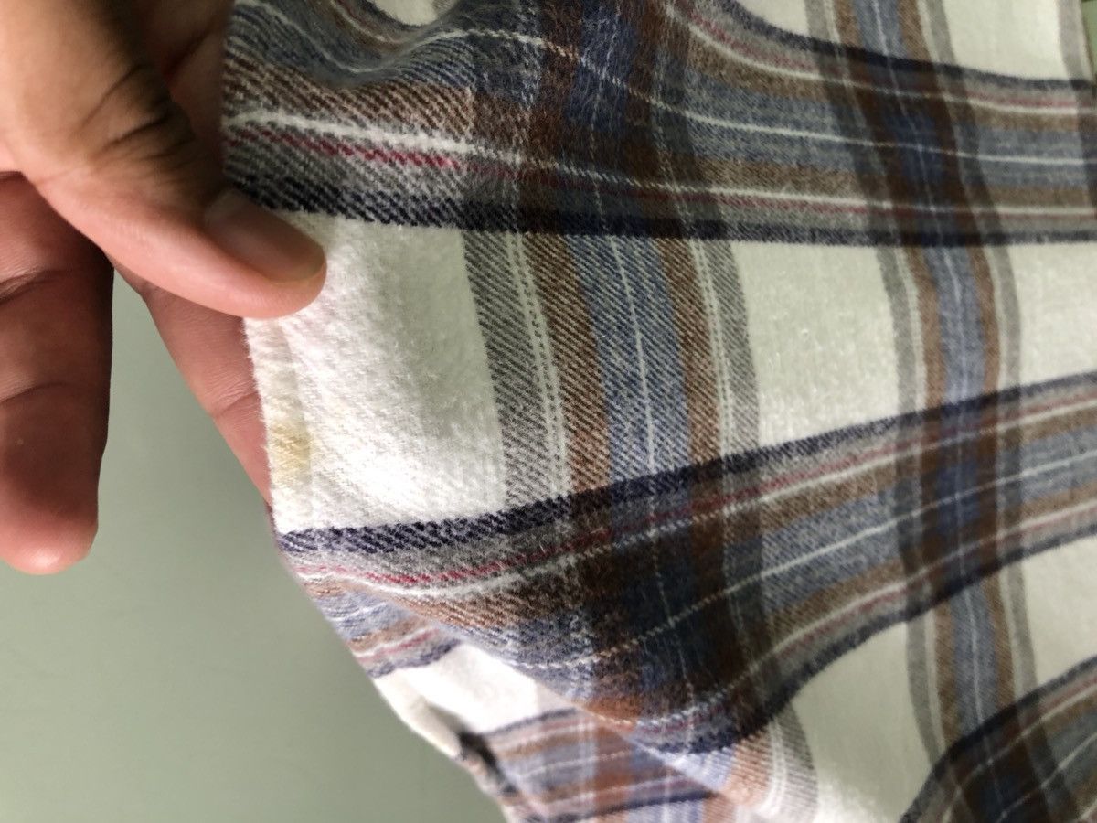 Japanese Brand Vintage Trans Position Echo Flannel Shirt Size US L / EU 52-54 / 3 - 18 Thumbnail