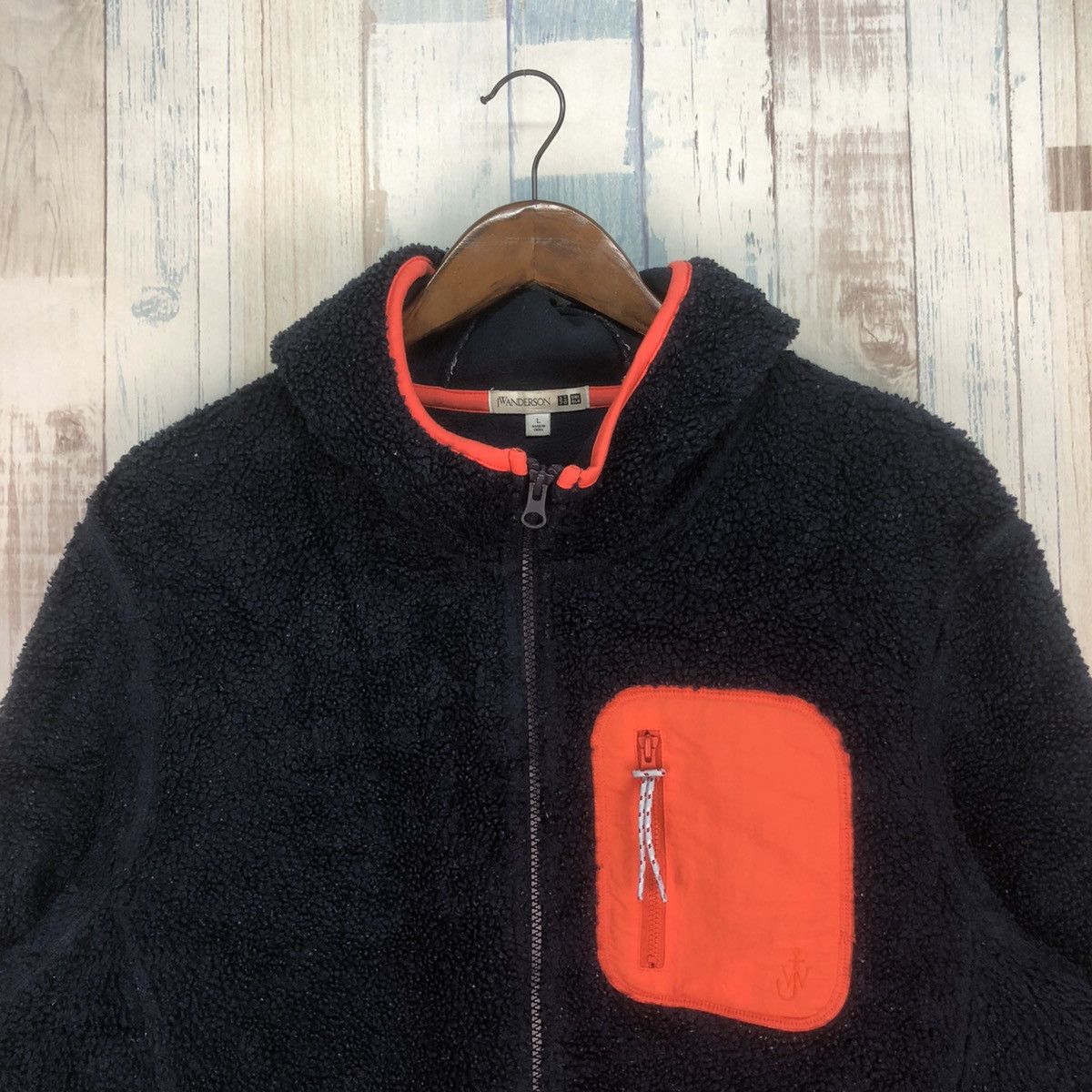 JW Anderson × Uniqlo Vintage J.W Anderson X Uniqlo Fleece Hoodie Size US L / EU 52-54 / 3 - 3 Thumbnail