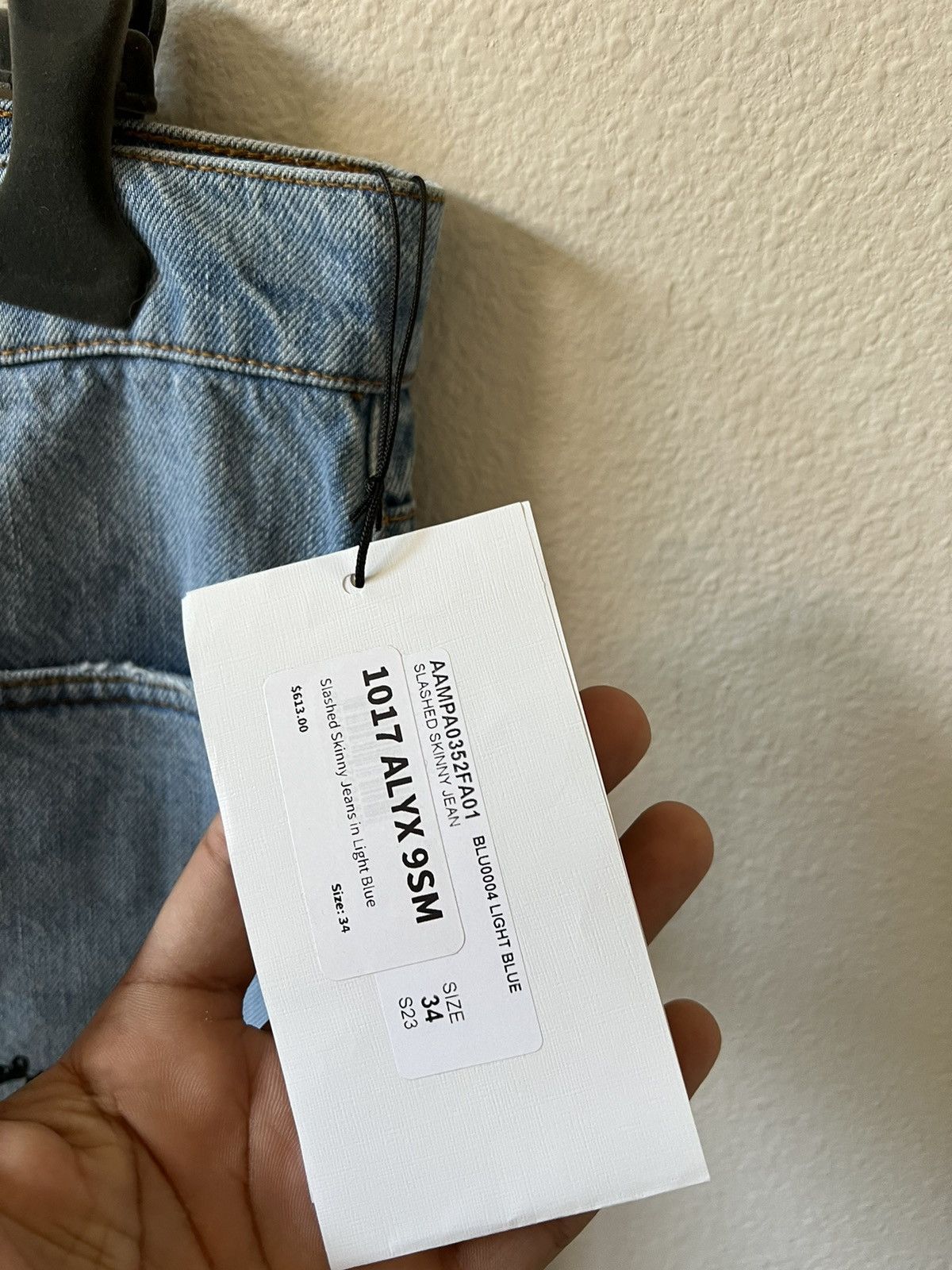 1017 ALYX 9SM 1017 ALYX 9SM Slash Jeans Size US 34 / EU 50 - 9 Thumbnail