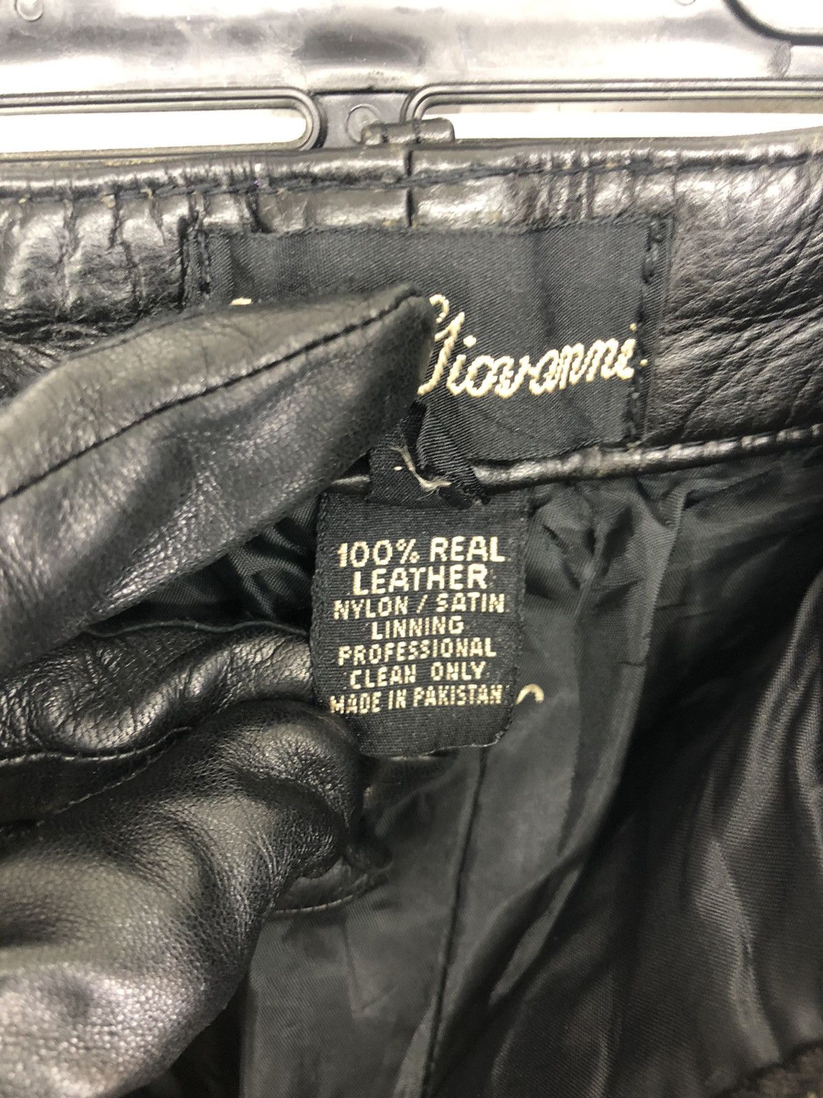 Leather Vintage Bruno Giovanni Leather Biker Pants Size US 32 / EU 48 - 17 Thumbnail