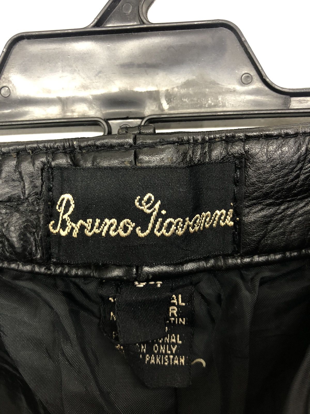 Leather Vintage Bruno Giovanni Leather Biker Pants Size US 32 / EU 48 - 16 Thumbnail