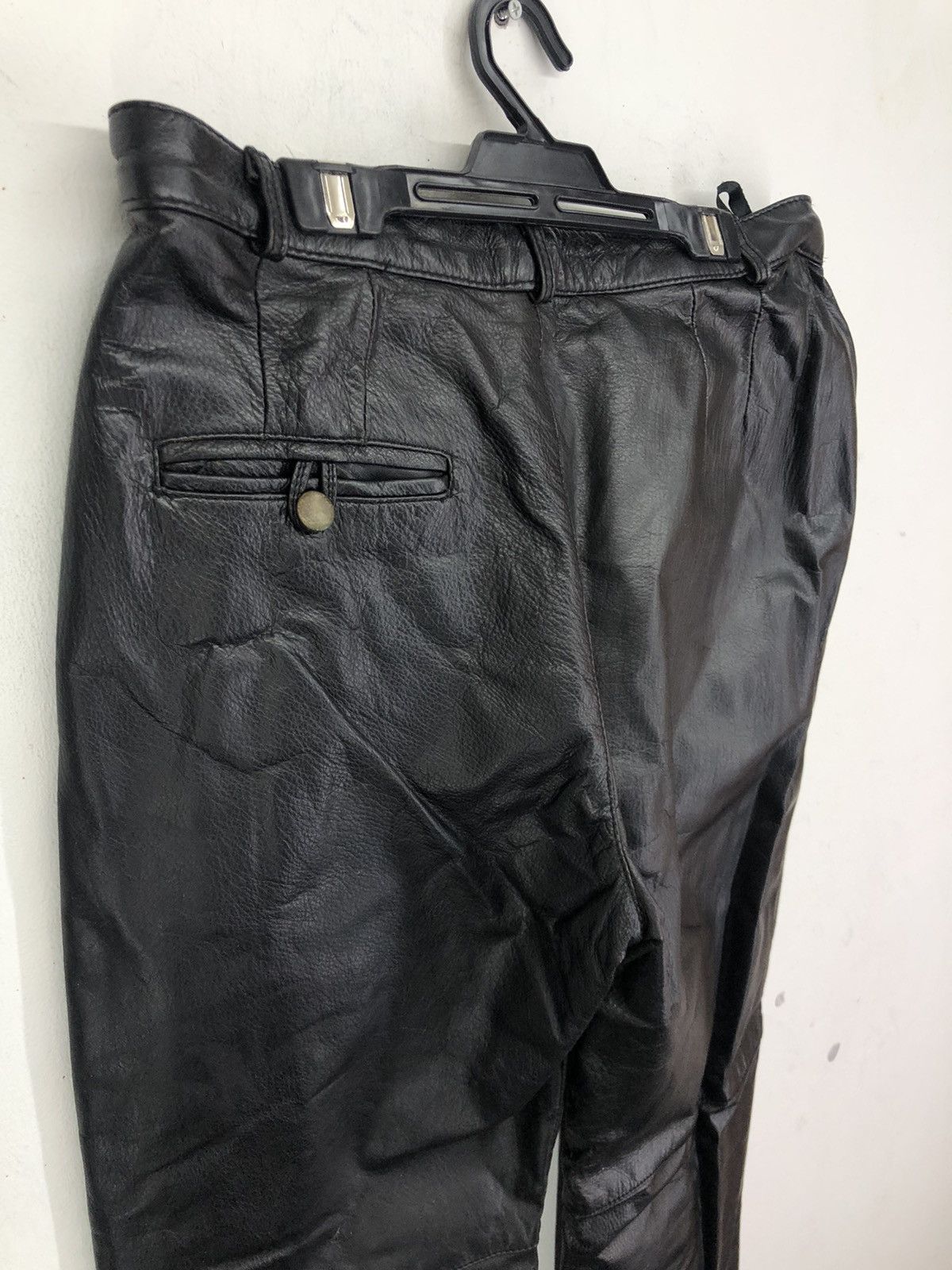 Leather Vintage Bruno Giovanni Leather Biker Pants Size US 32 / EU 48 - 11 Thumbnail