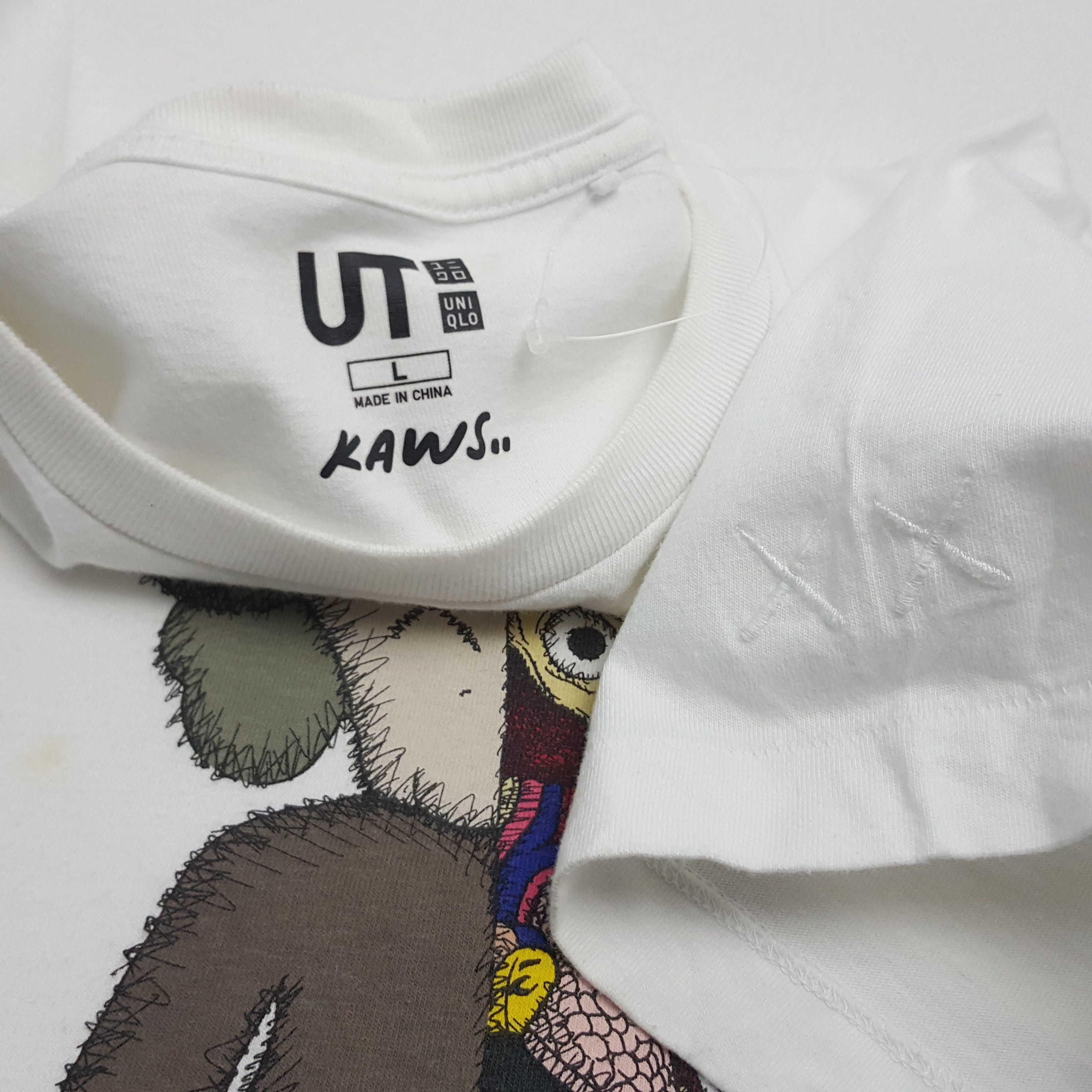 Japanese Brand × Kaws × Vintage Vintage KAWS x Uniqlo Japanese Brand T-Shirt Size US L / EU 52-54 / 3 - 6 Thumbnail