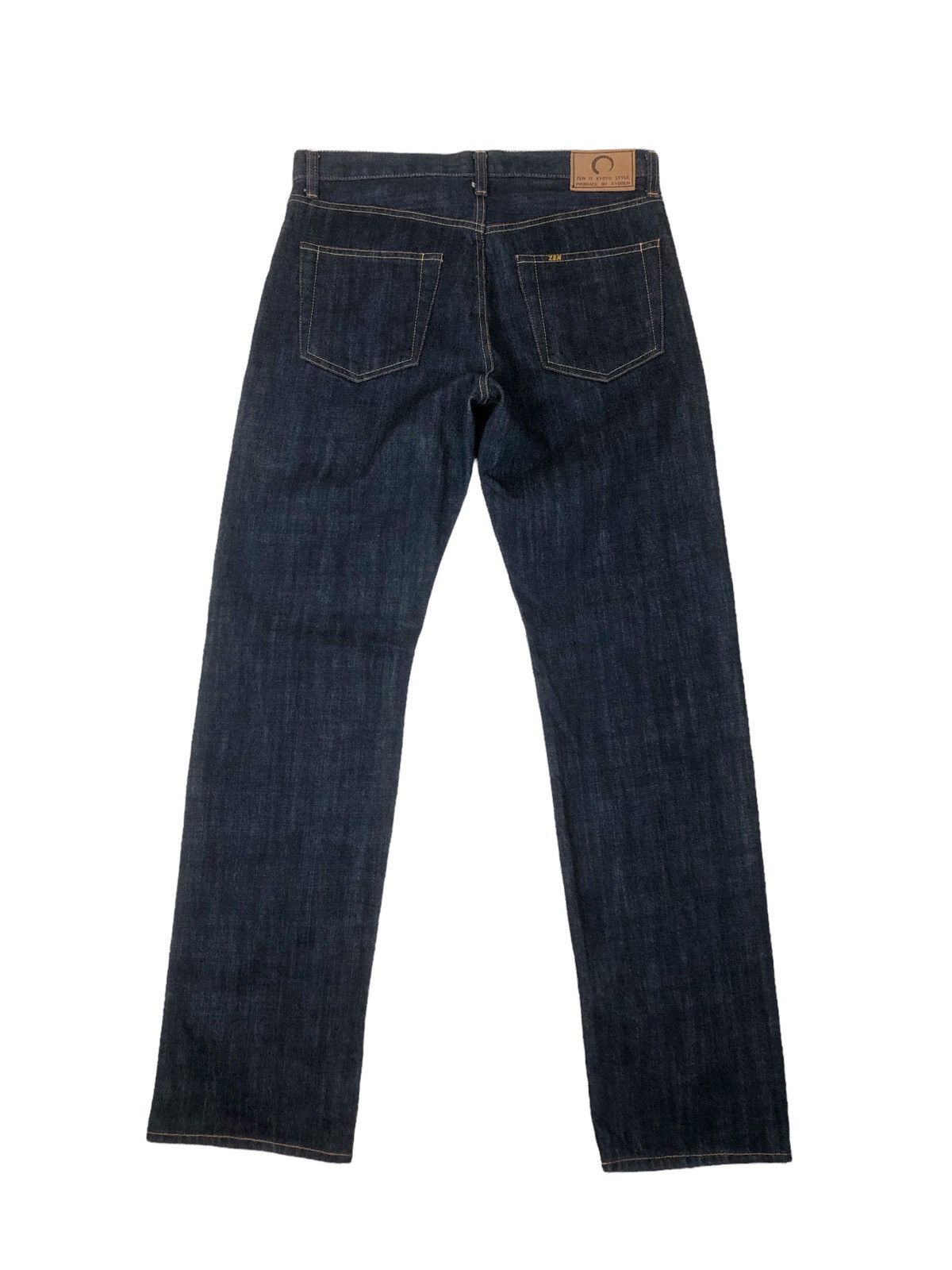 Japanese Brand Vintage Zen Kyoto Clothing Dragon Painting Jeans Size US 34 / EU 50 - 3 Thumbnail