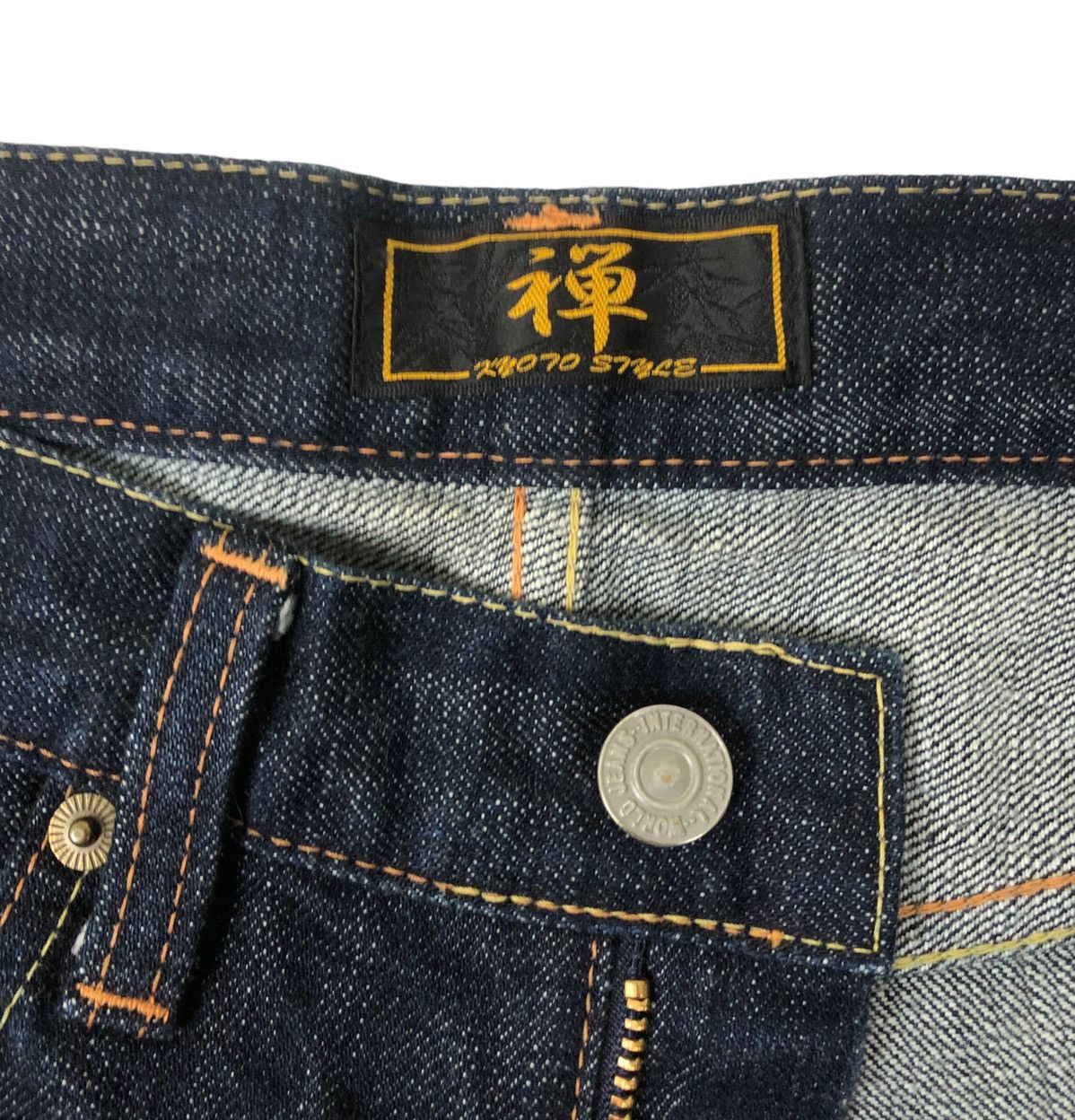 Japanese Brand Vintage Zen Kyoto Clothing Dragon Painting Jeans Size US 34 / EU 50 - 10 Thumbnail