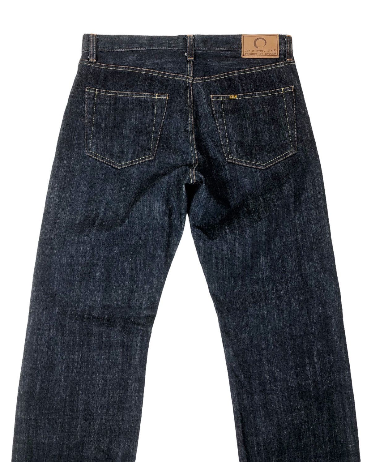 Japanese Brand Vintage Zen Kyoto Clothing Dragon Painting Jeans Size US 34 / EU 50 - 8 Thumbnail