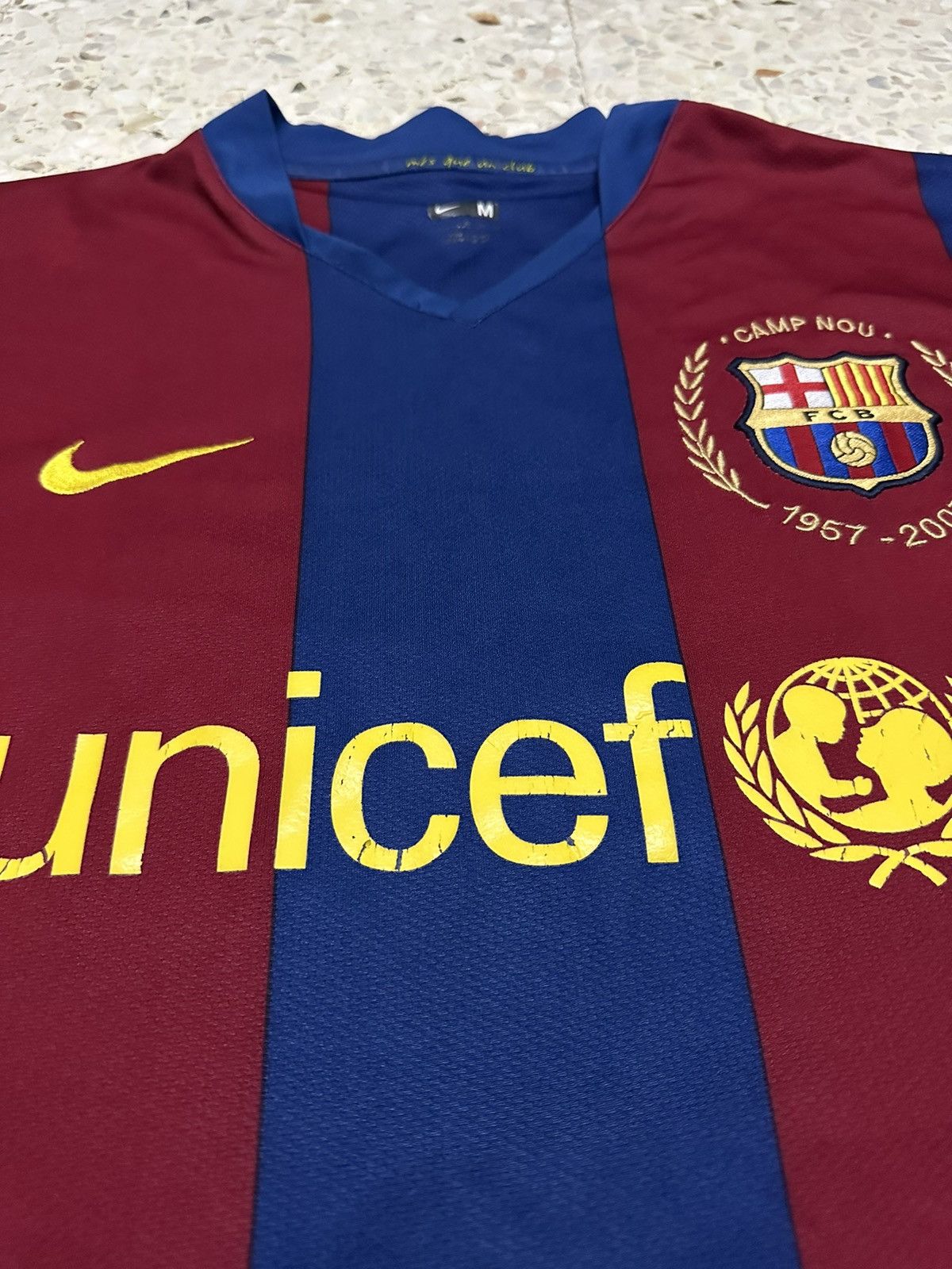 Nike Vintage Nike Barcelona FC Jersey Anniversary 50th Size US M / EU 48-50 / 2 - 3 Thumbnail