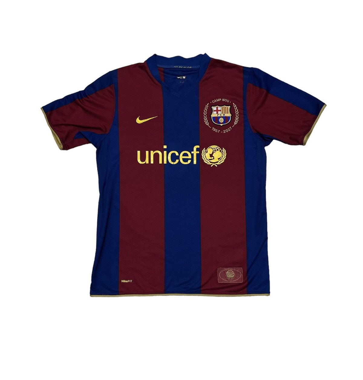 Nike Vintage Nike Barcelona FC Jersey Anniversary 50th Size US M / EU 48-50 / 2 - 1 Thumbnail