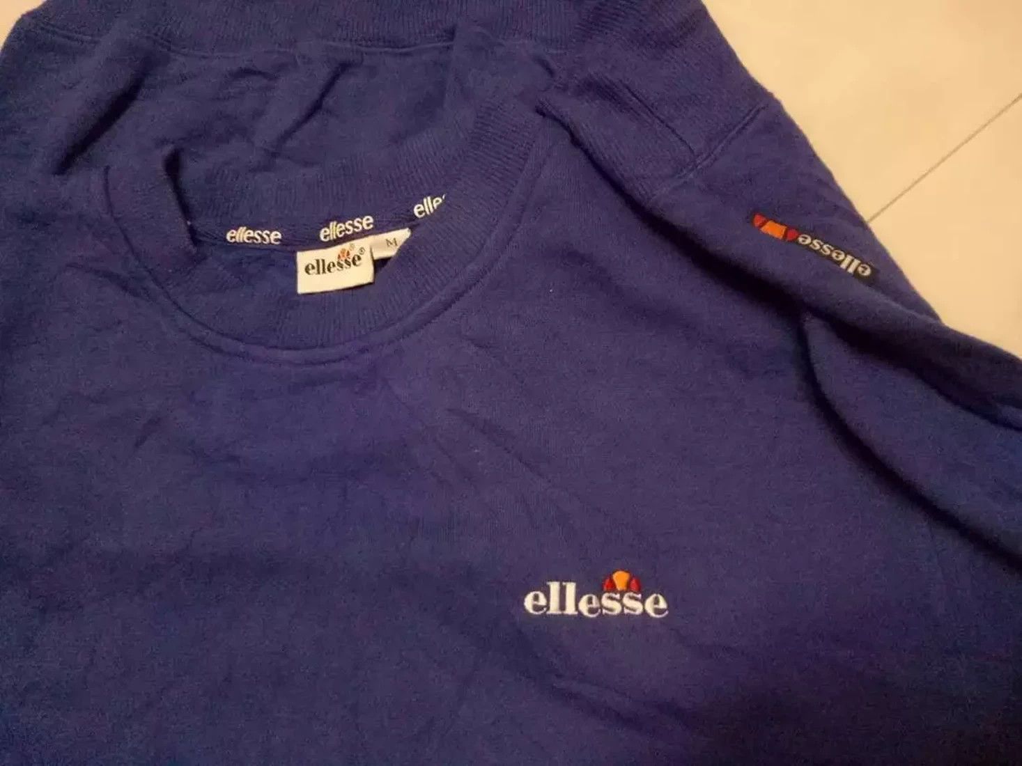 Ellesse × Vintage VINTAGE ELLESSE sweatshirt blue streetwear sweater Size US M / EU 48-50 / 2 - 3 Thumbnail