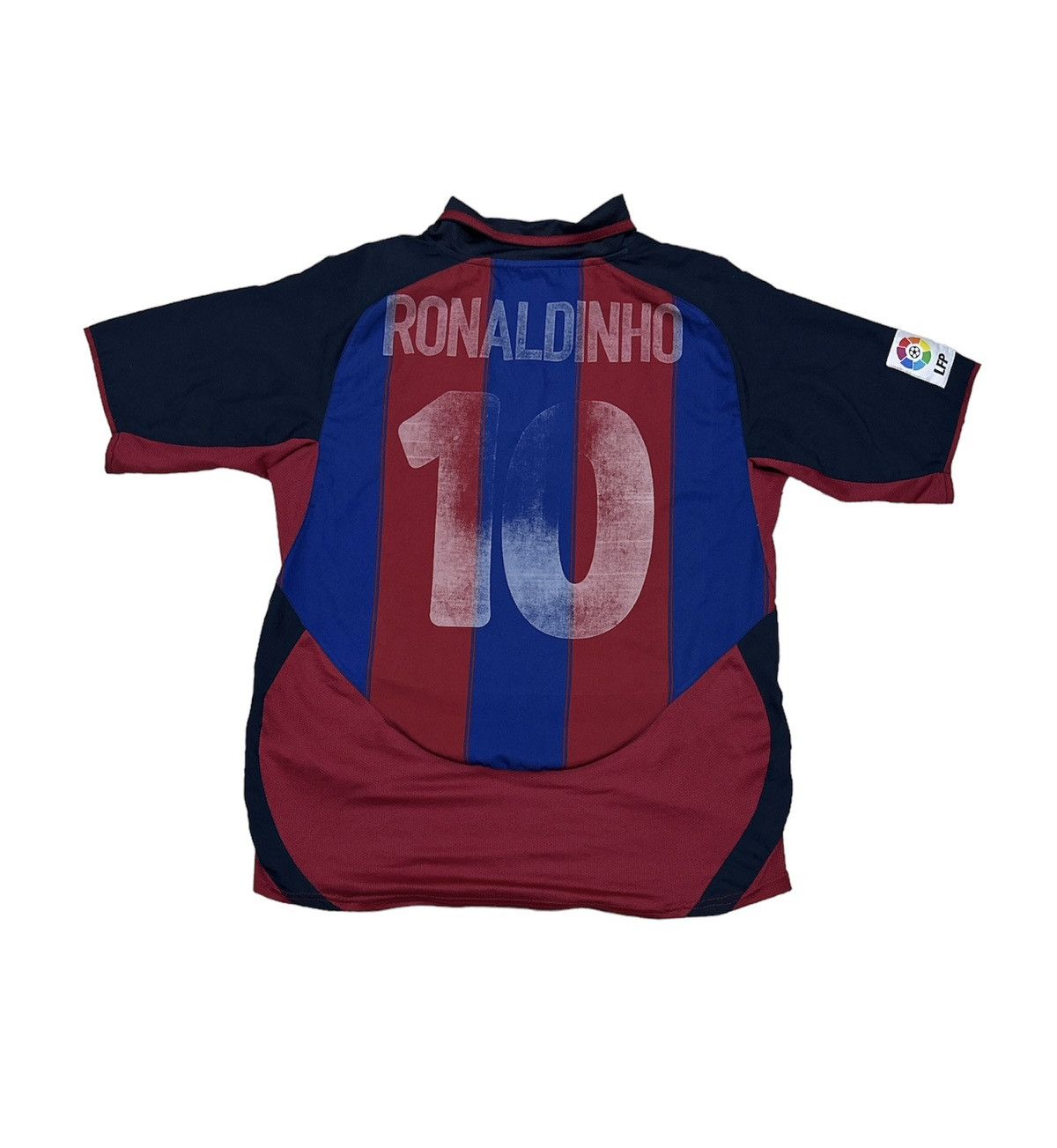 Nike Vintage Nike Barcelona FC Ronaldinho Jersey No 10 Size US M / EU 48-50 / 2 - 2 Thumbnail