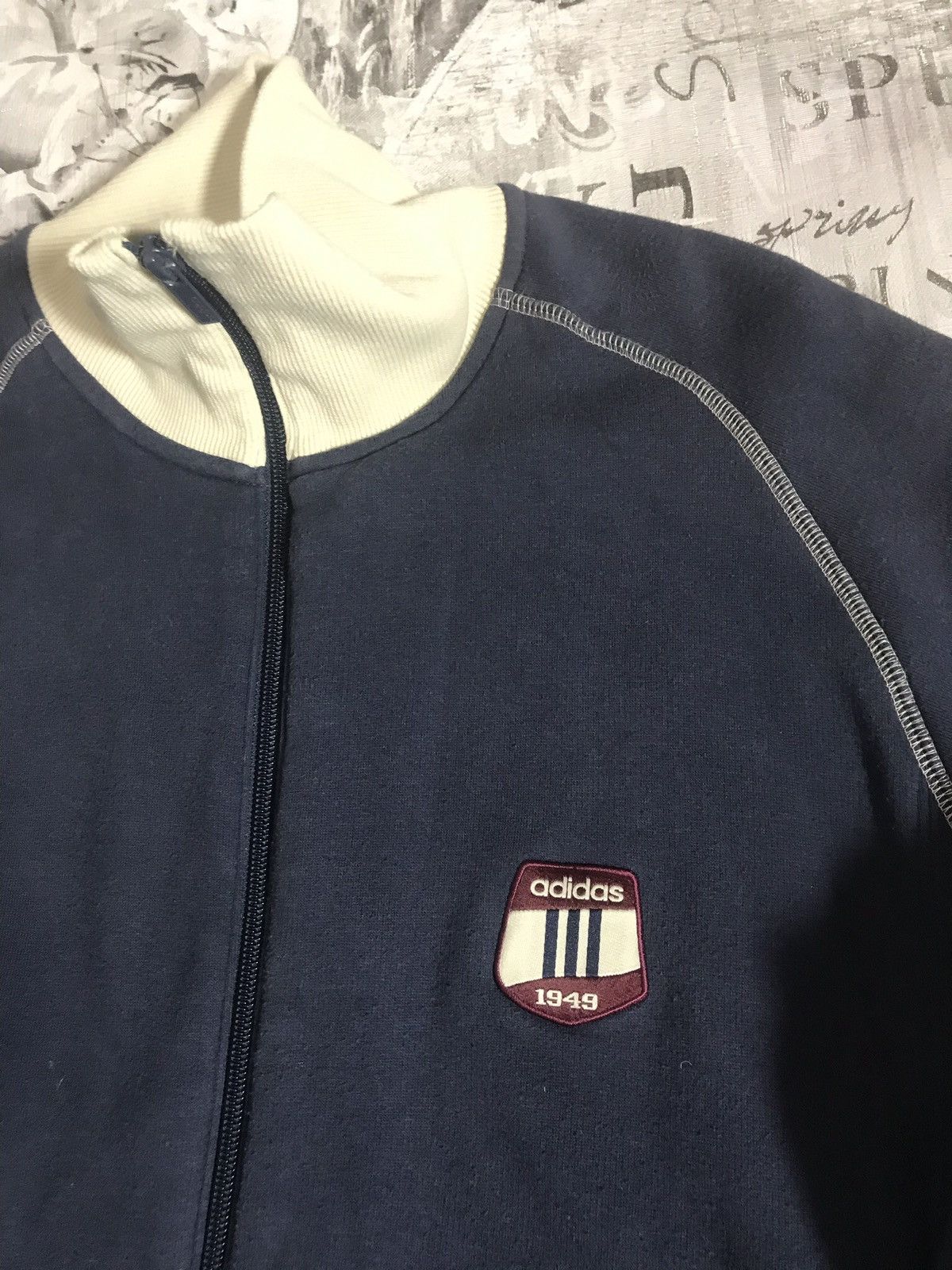 Vintage 2003 Vintage Adidas full zip hoodie Size US L / EU 52-54 / 3 - 3 Thumbnail