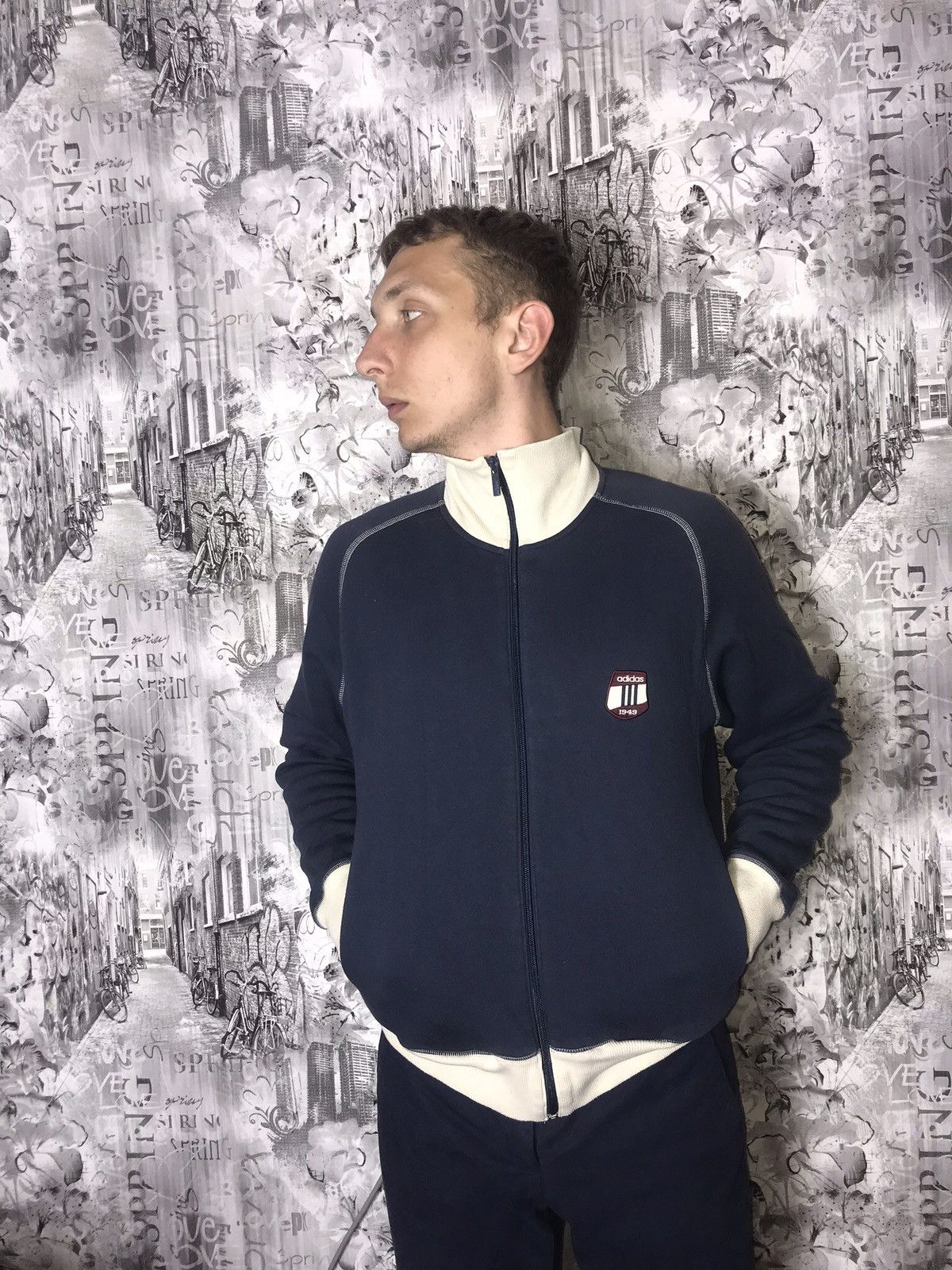 Vintage 2003 Vintage Adidas full zip hoodie Size US L / EU 52-54 / 3 - 1 Thumbnail