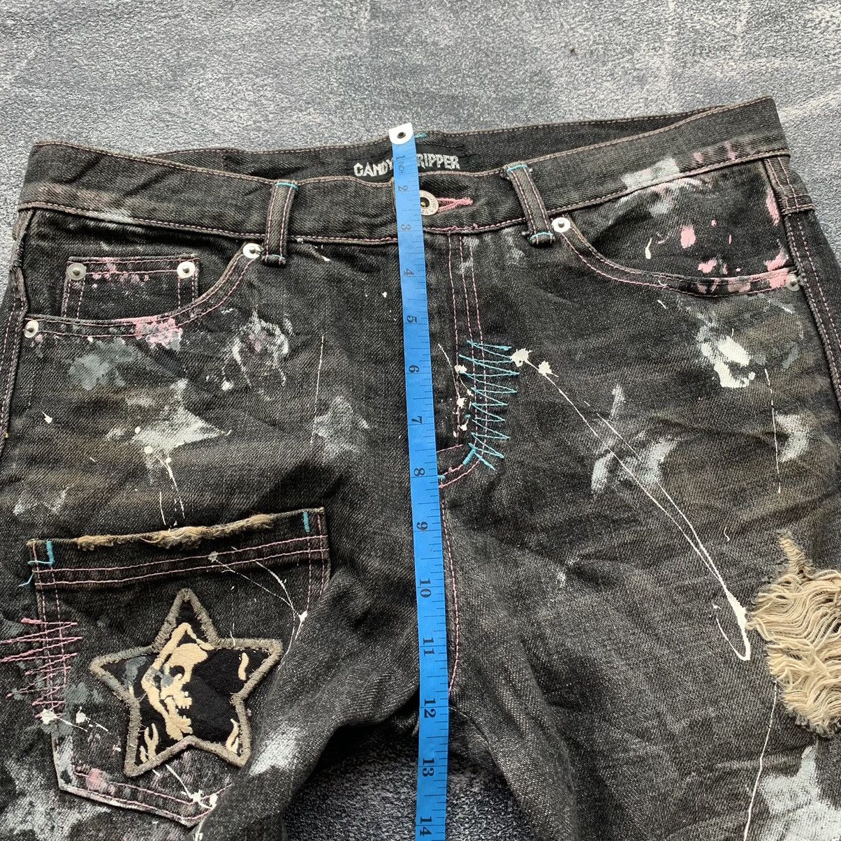 If Six Was Nine × Japanese Brand × Le Grande Bleu (L.G.B.) 🔥Vintage japanese Candy stripper Distressed pants Size 31" - 17 Thumbnail