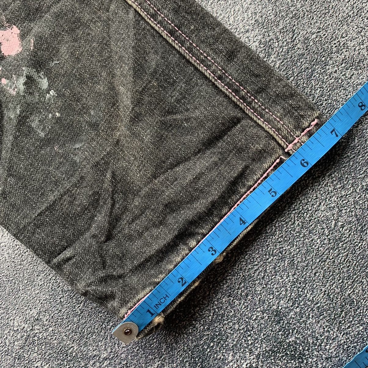 If Six Was Nine × Japanese Brand × Le Grande Bleu (L.G.B.) 🔥Vintage japanese Candy stripper Distressed pants Size 31" - 16 Thumbnail