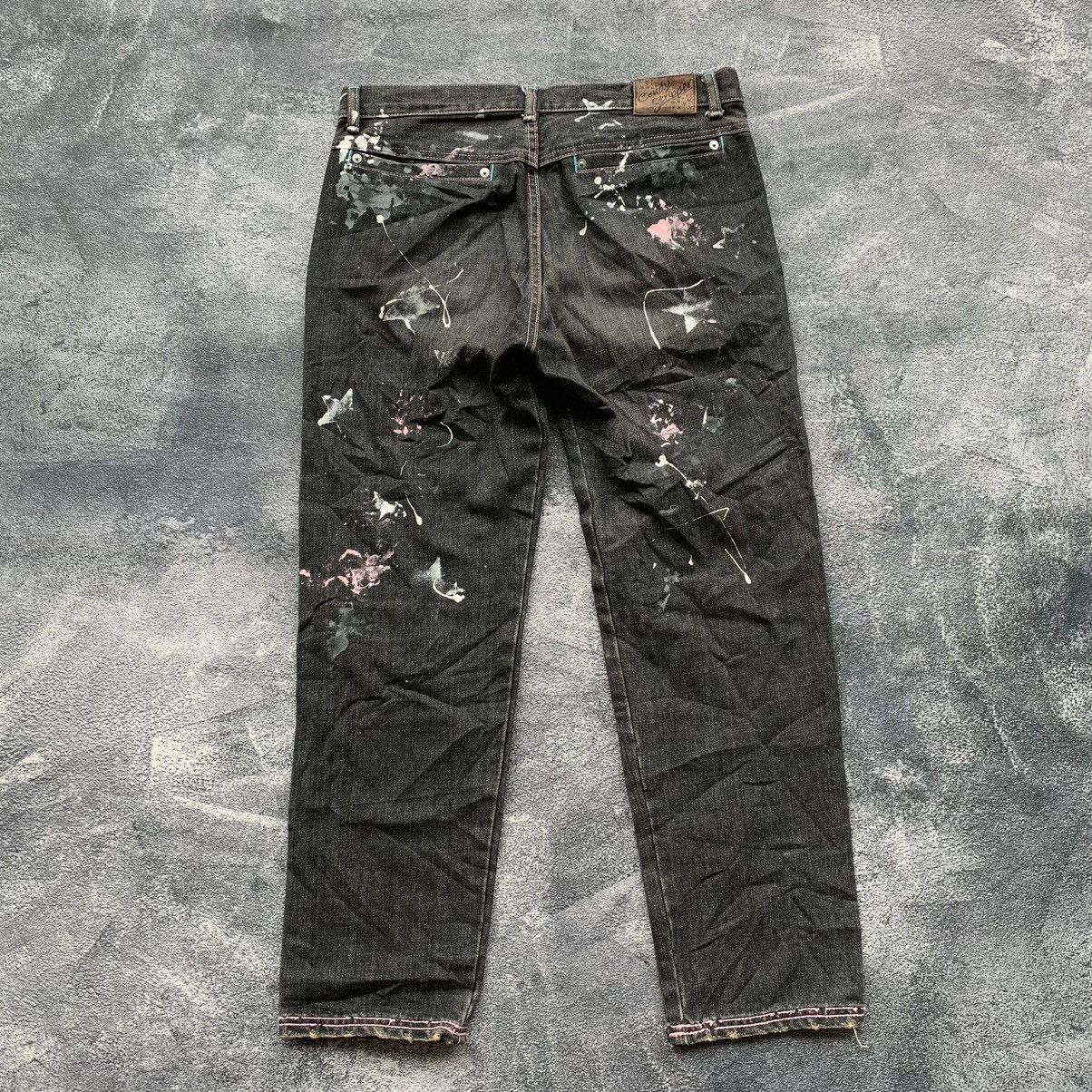 If Six Was Nine × Japanese Brand × Le Grande Bleu (L.G.B.) 🔥Vintage japanese Candy stripper Distressed pants Size 31" - 2 Thumbnail