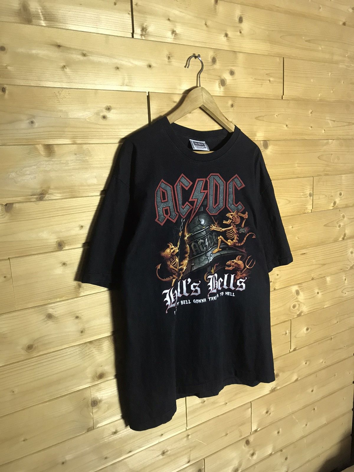 Vintage Vintage 90s AC/DC single stitch t-shirt Size US XXL / EU 58 / 5 - 1 Thumbnail
