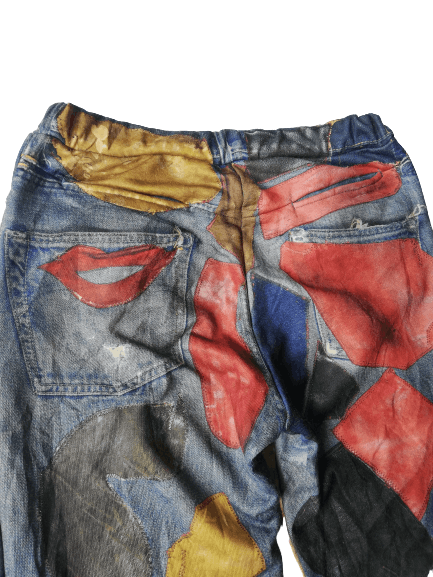 Japanese Brand talking about the abstraction x drawstring Size US 32 / EU 48 - 3 Thumbnail