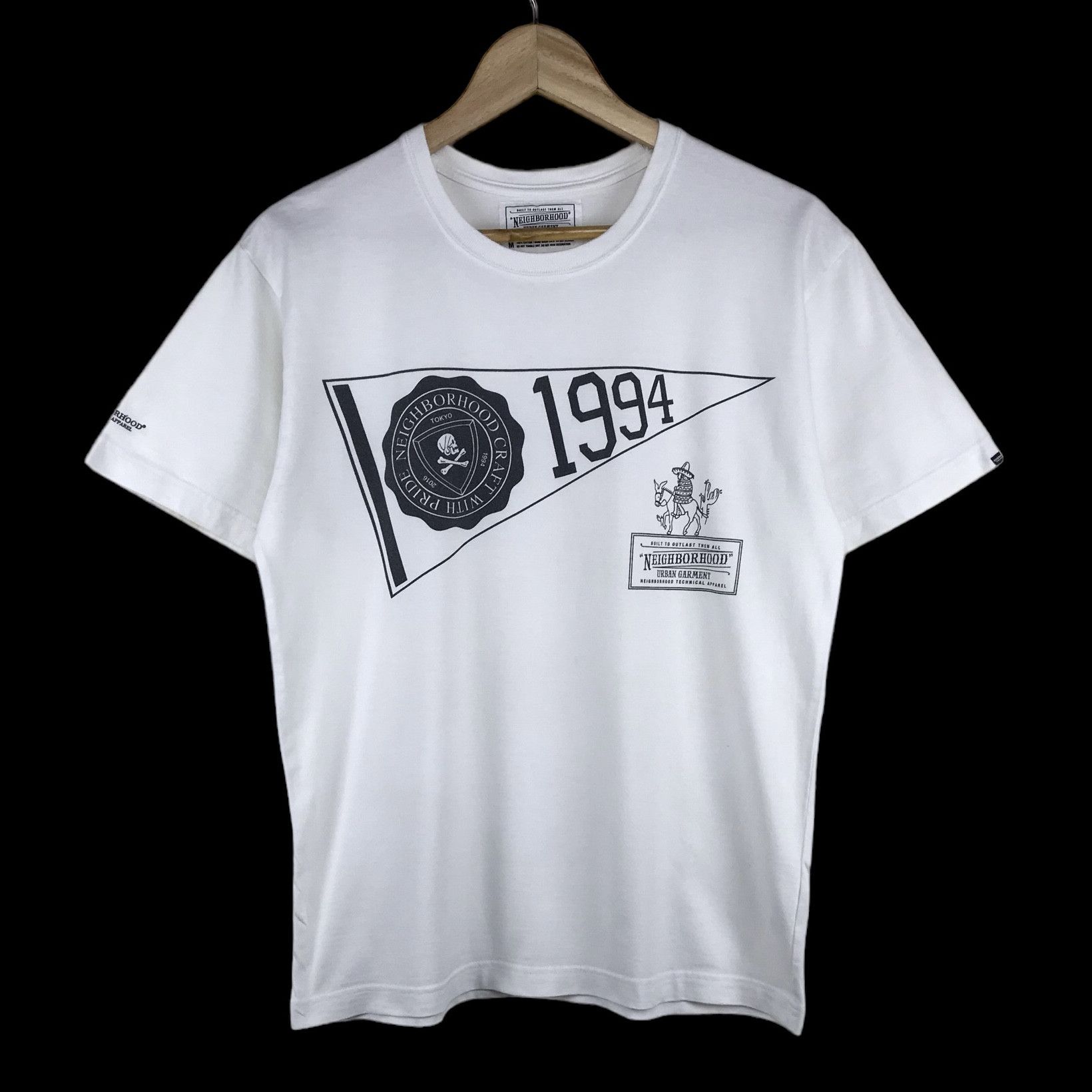 image of Neighborhood 1994 Urban Garment Technical Apparel Tee Shirt in White, Men's (Size Medium)
