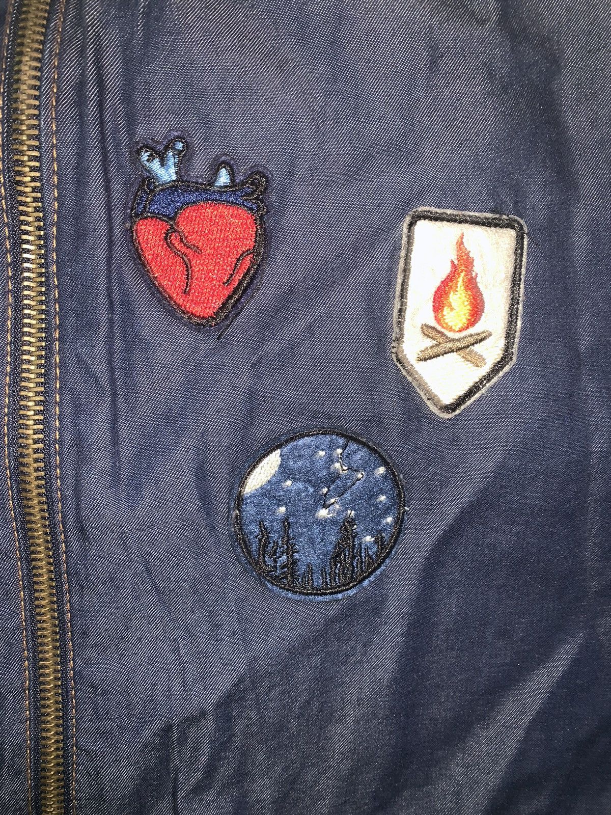 Zara Zara Patch Denim Jacket Sz.L Size US L / EU 52-54 / 3 - 2 Thumbnail