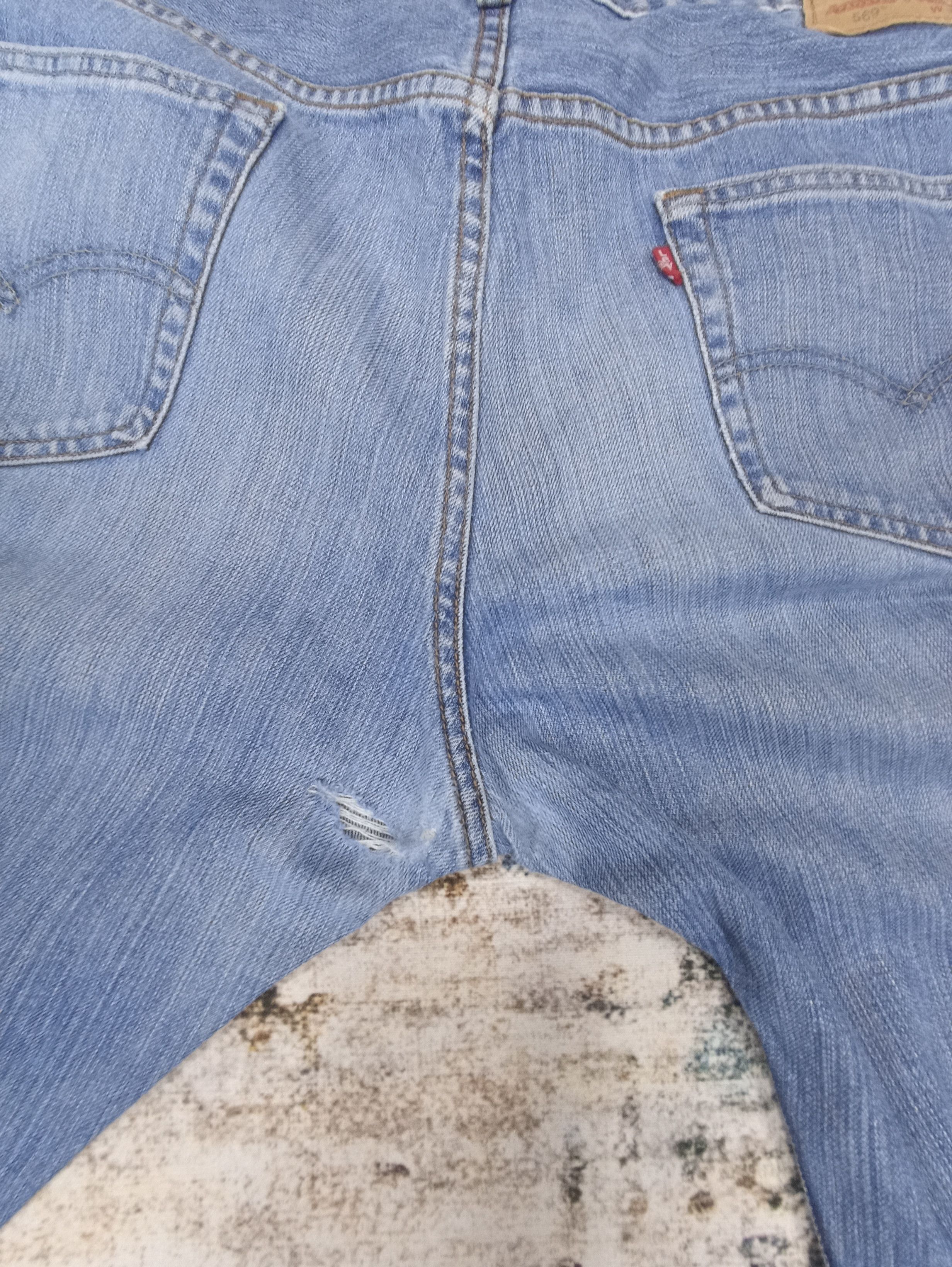 Jean × Levi's × Vintage VINTAGE LEVIS 569 Blue Wash JEANS - J037 Size US 38 / EU 54 - 8 Thumbnail