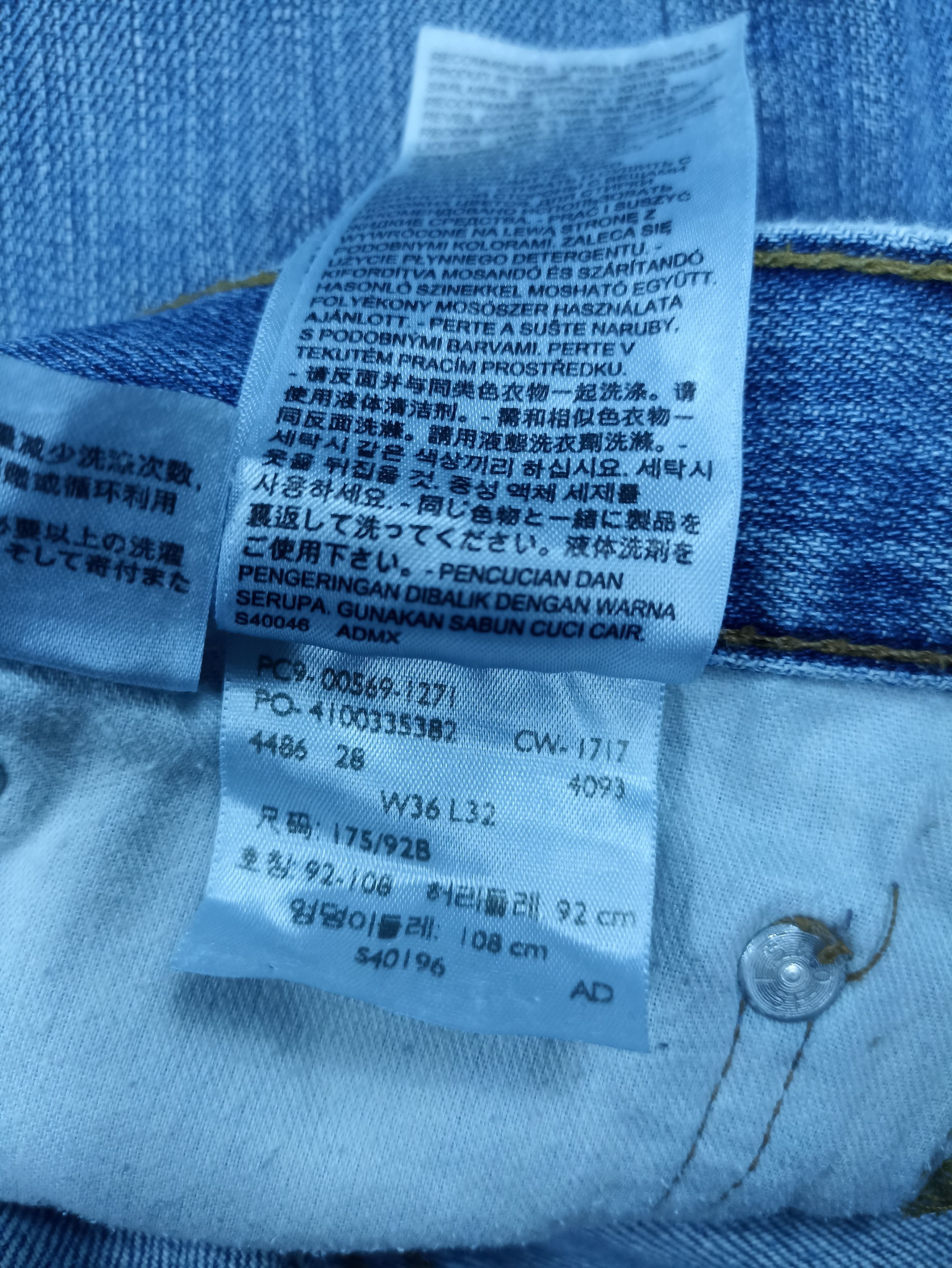 Jean × Levi's × Vintage VINTAGE LEVIS 569 Blue Wash JEANS - J037 Size US 38 / EU 54 - 5 Thumbnail