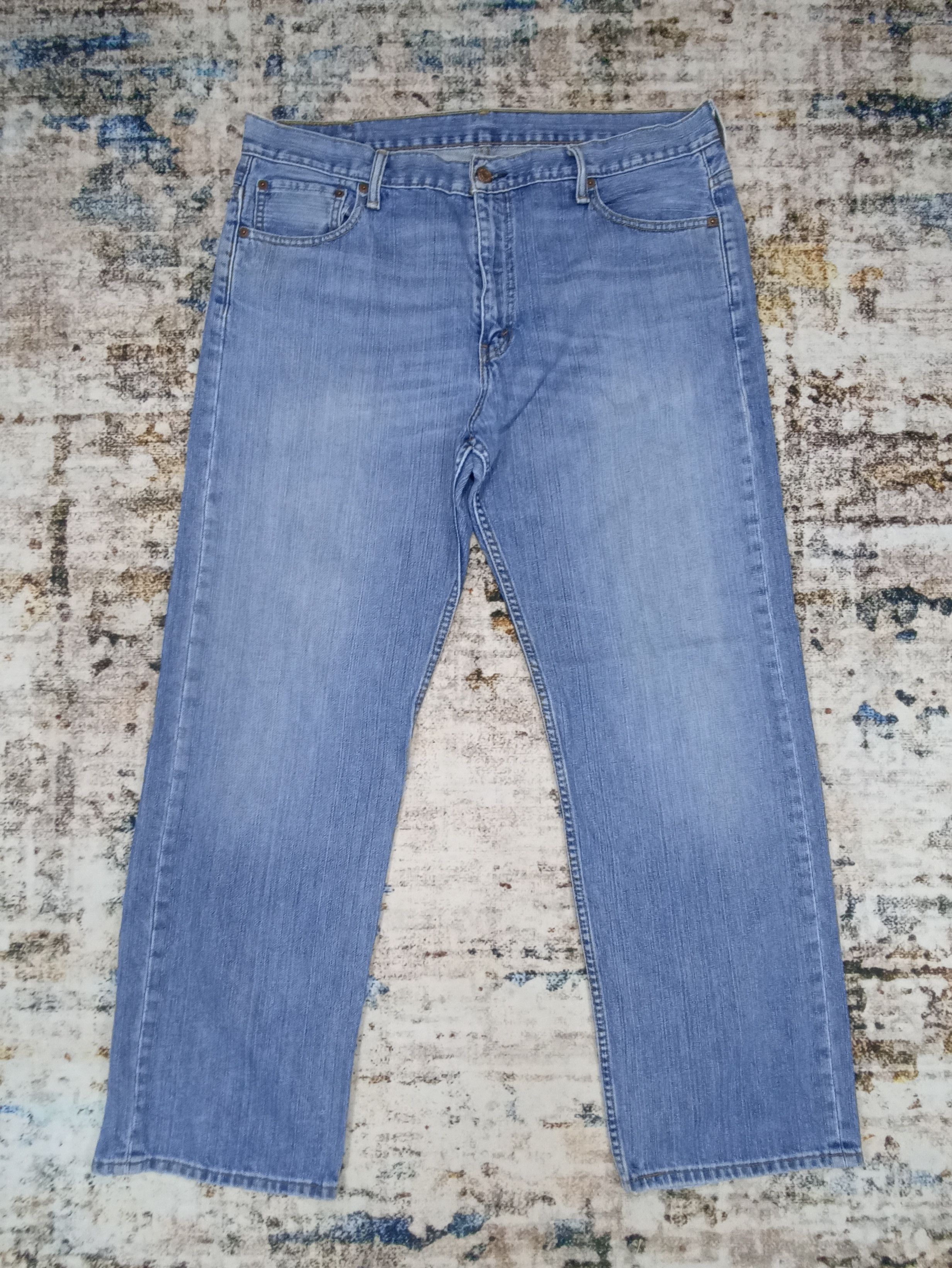 VINTAGE LEVIS 569 Blue Wash JEANS - J037