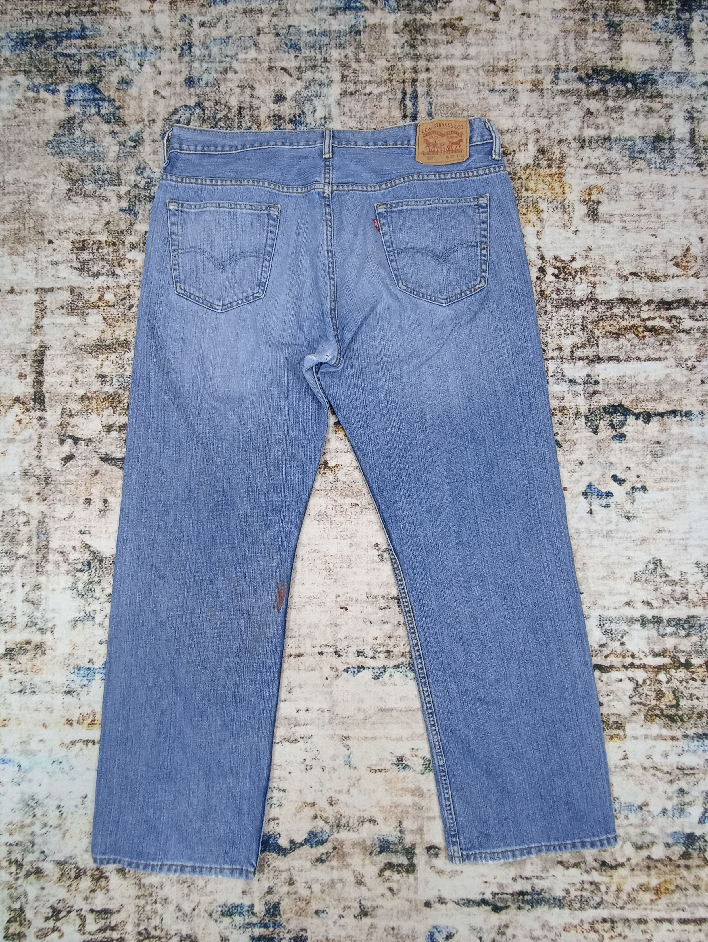 Jean × Levi's × Vintage VINTAGE LEVIS 569 Blue Wash JEANS - J037 Size US 38 / EU 54 - 2 Thumbnail
