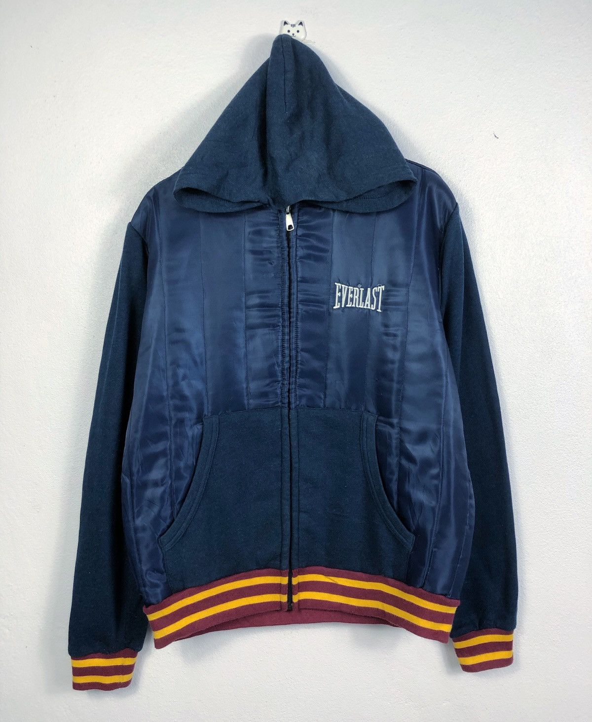 Rare Everlast Embroidered Logo Hoodie