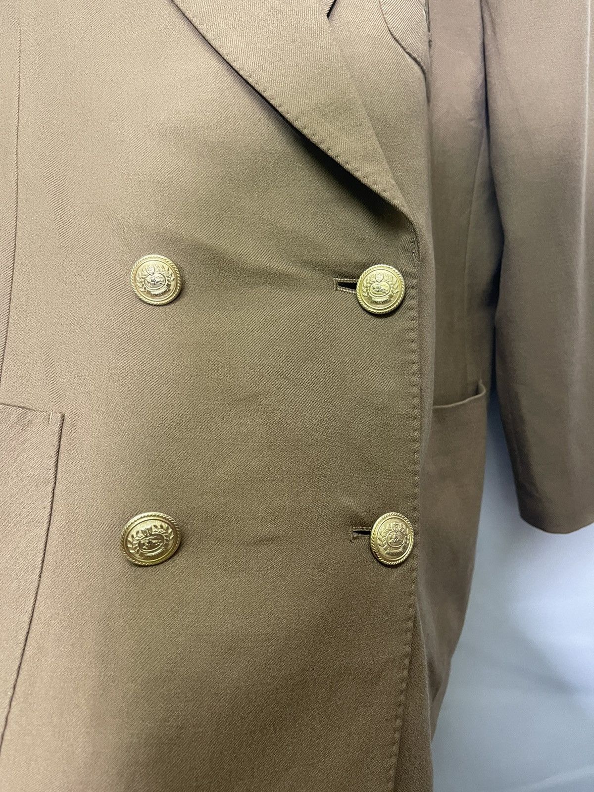 Burberry × Vintage 📌Binding Offer📌 VINTAGE BURBERRYS EMBROIDERY LOGO COAT Size 40R - 5 Thumbnail