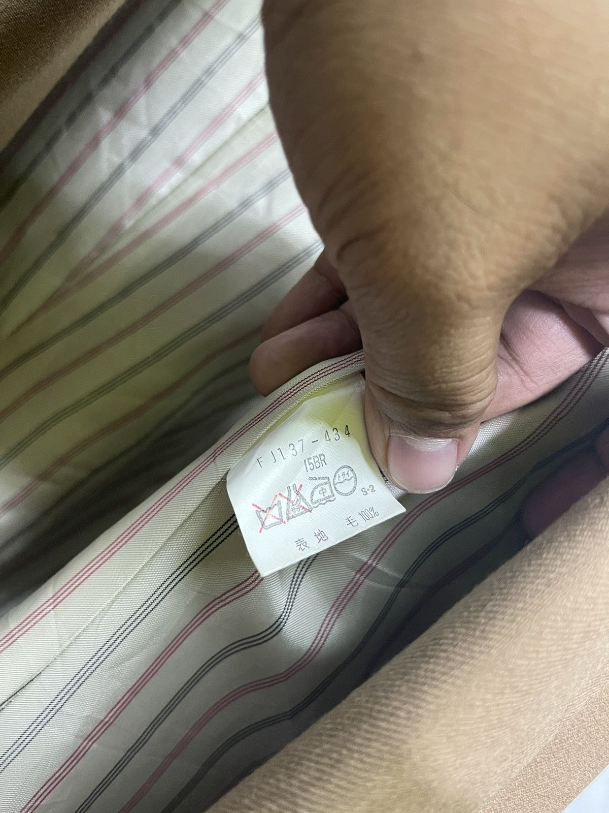 Burberry × Vintage 📌Binding Offer📌 VINTAGE BURBERRYS EMBROIDERY LOGO COAT Size 40R - 11 Thumbnail