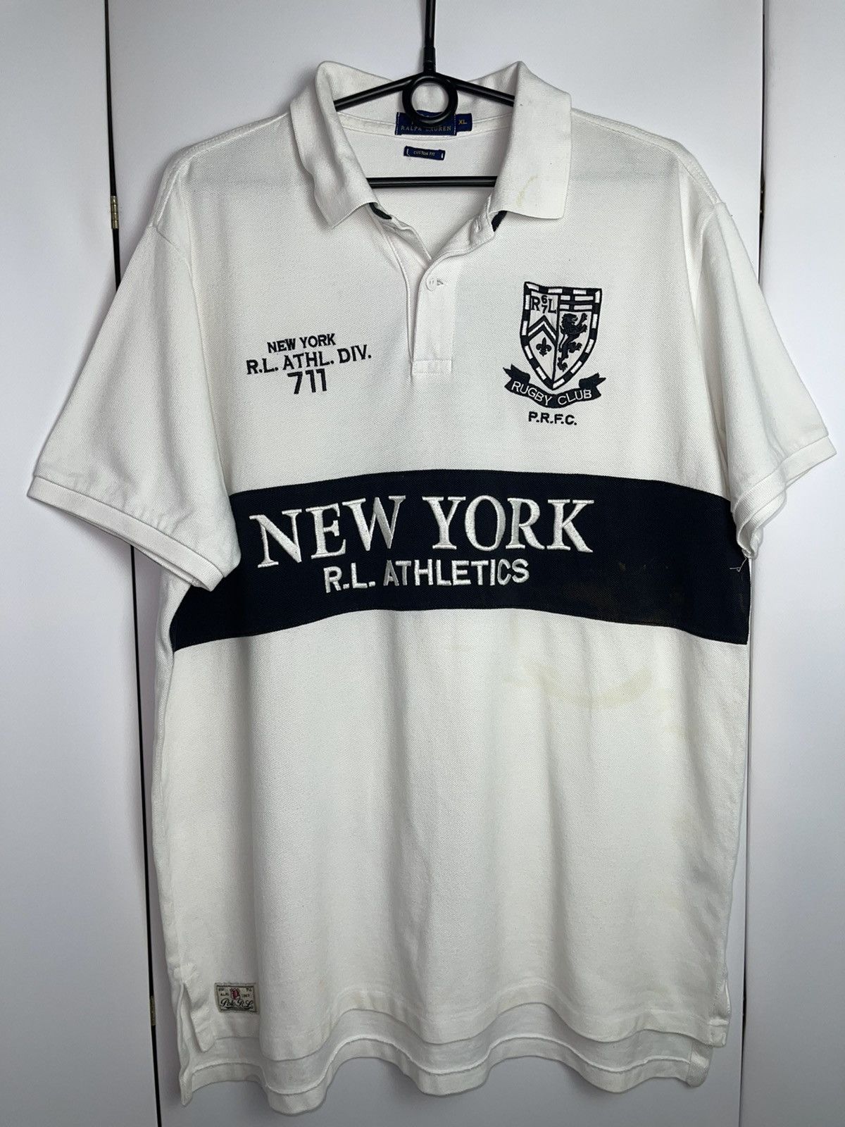 Polo Ralph Lauren × Rugby Ralph Lauren × Vintage Polo Ralph Lauren rugby vintage New York Athletic big logo Size US XL / EU 56 / 4 - 2 Thumbnail