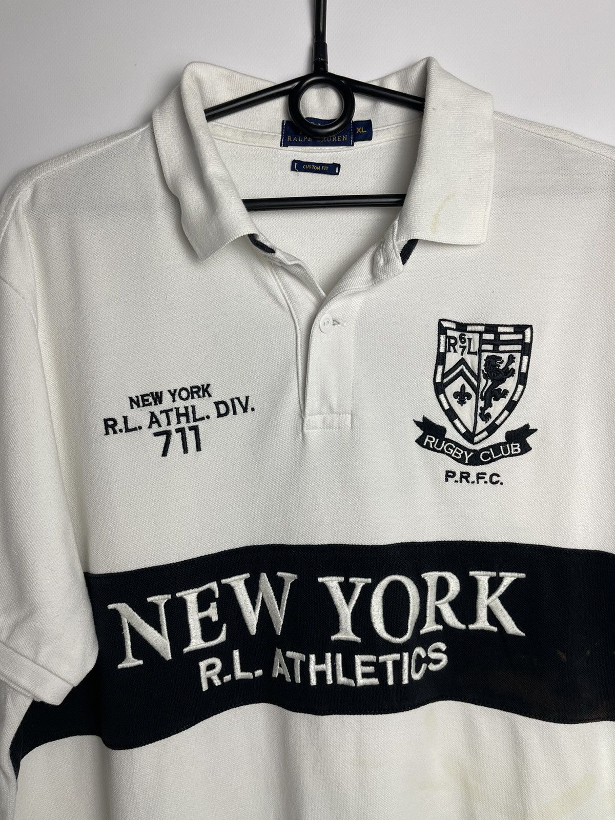 Polo Ralph Lauren × Rugby Ralph Lauren × Vintage Polo Ralph Lauren rugby vintage New York Athletic big logo Size US XL / EU 56 / 4 - 3 Thumbnail