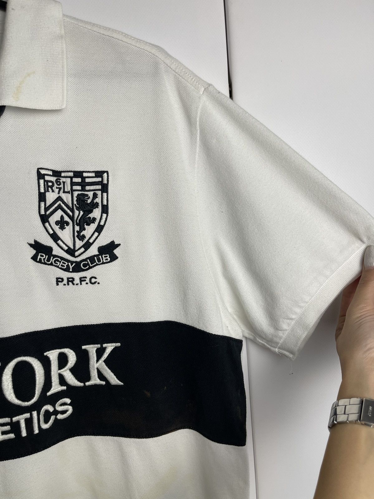 Polo Ralph Lauren × Rugby Ralph Lauren × Vintage Polo Ralph Lauren rugby vintage New York Athletic big logo Size US XL / EU 56 / 4 - 8 Thumbnail
