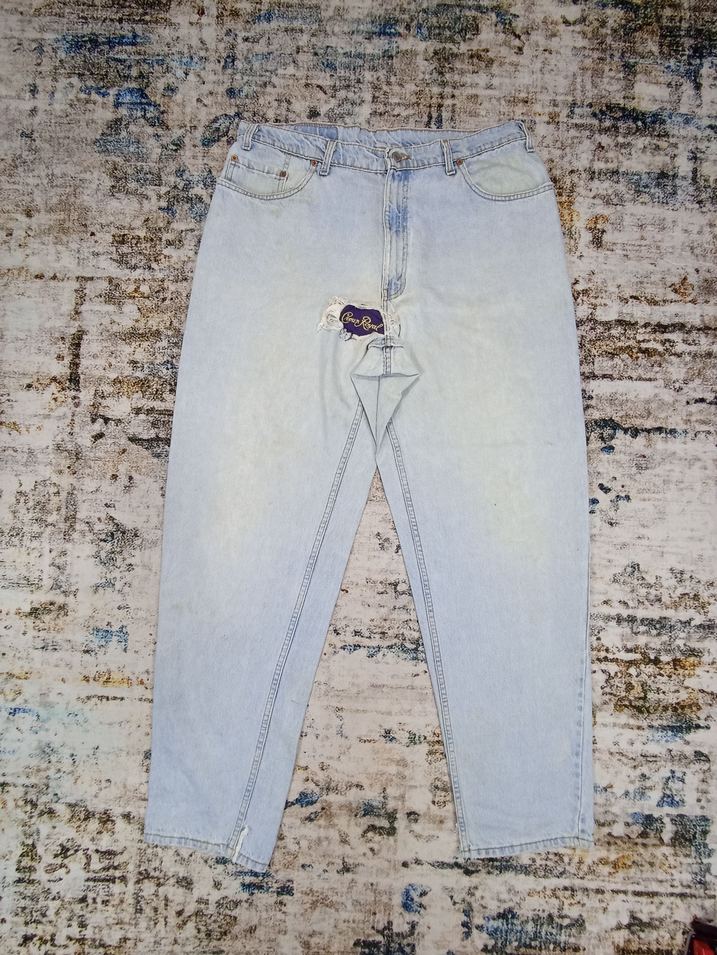 Jean × Levi's × Vintage 90s Vintage Levi's 560 Tapered Light Wash Jeans-J071 Size US 38 / EU 54 - 1 Thumbnail