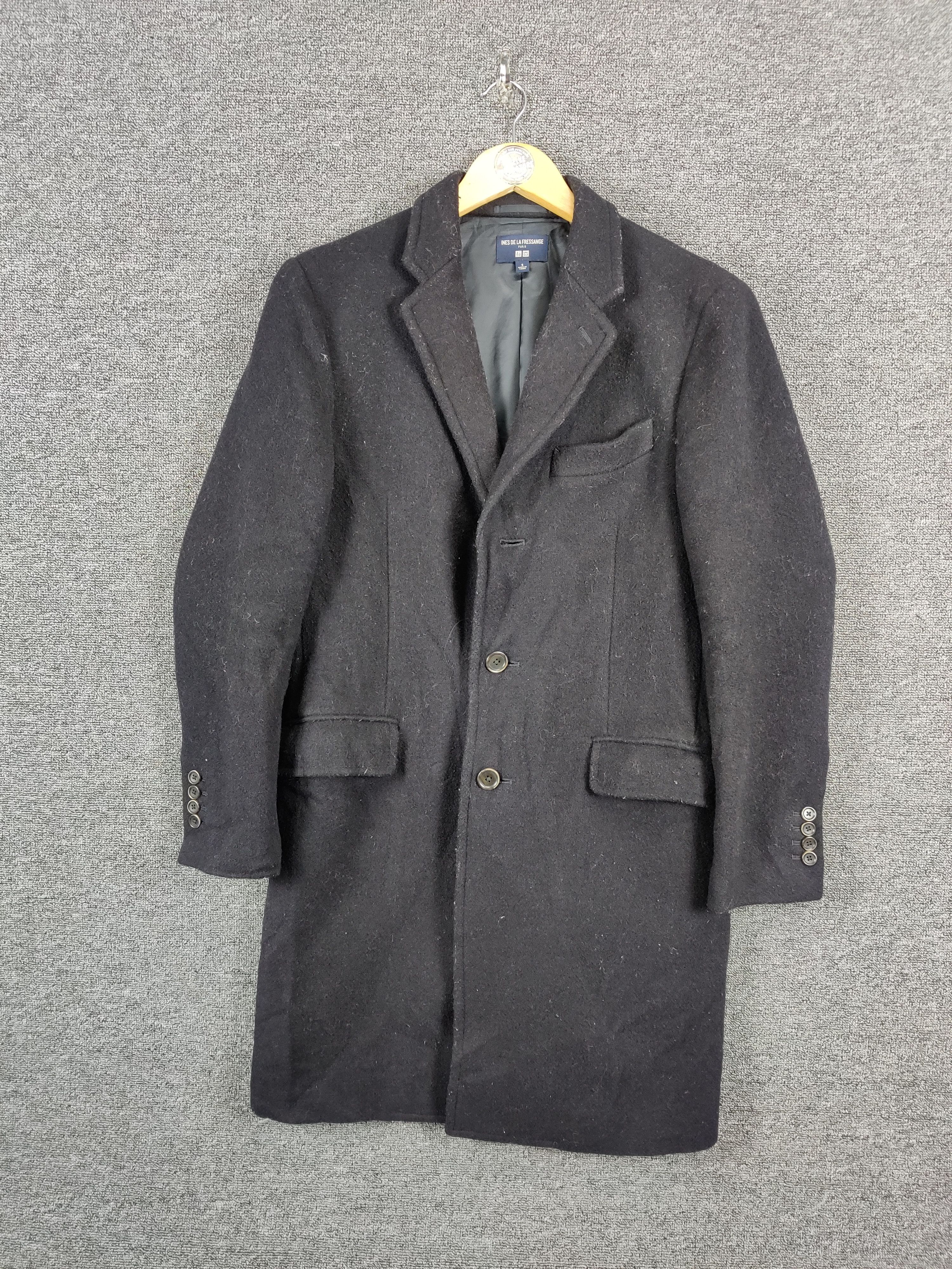 Uniqlo Vintage Ines De La Fressange Uniqlo Wool Long Coat Size US S / EU 44-46 / 1 - 2 Thumbnail