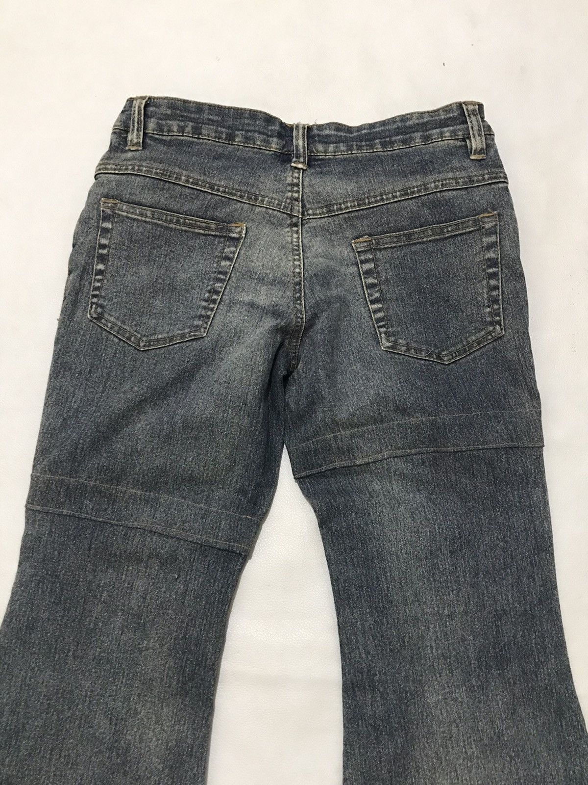 Japanese Brand Super flared jeans painted Art Huadi Low Size 27" / US 4 / IT 40 - 8 Thumbnail