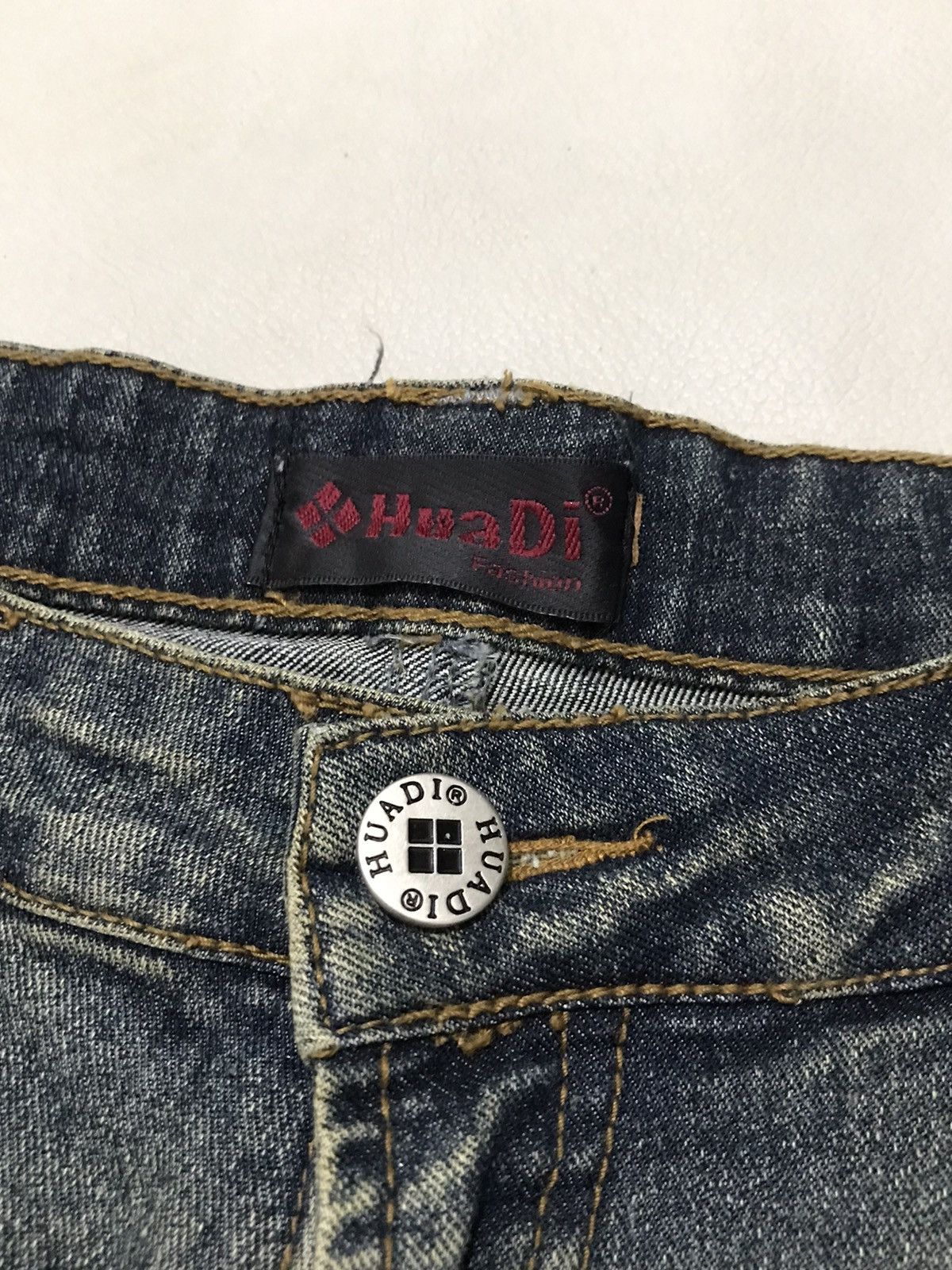 Japanese Brand Super flared jeans painted Art Huadi Low Size 27" / US 4 / IT 40 - 6 Thumbnail