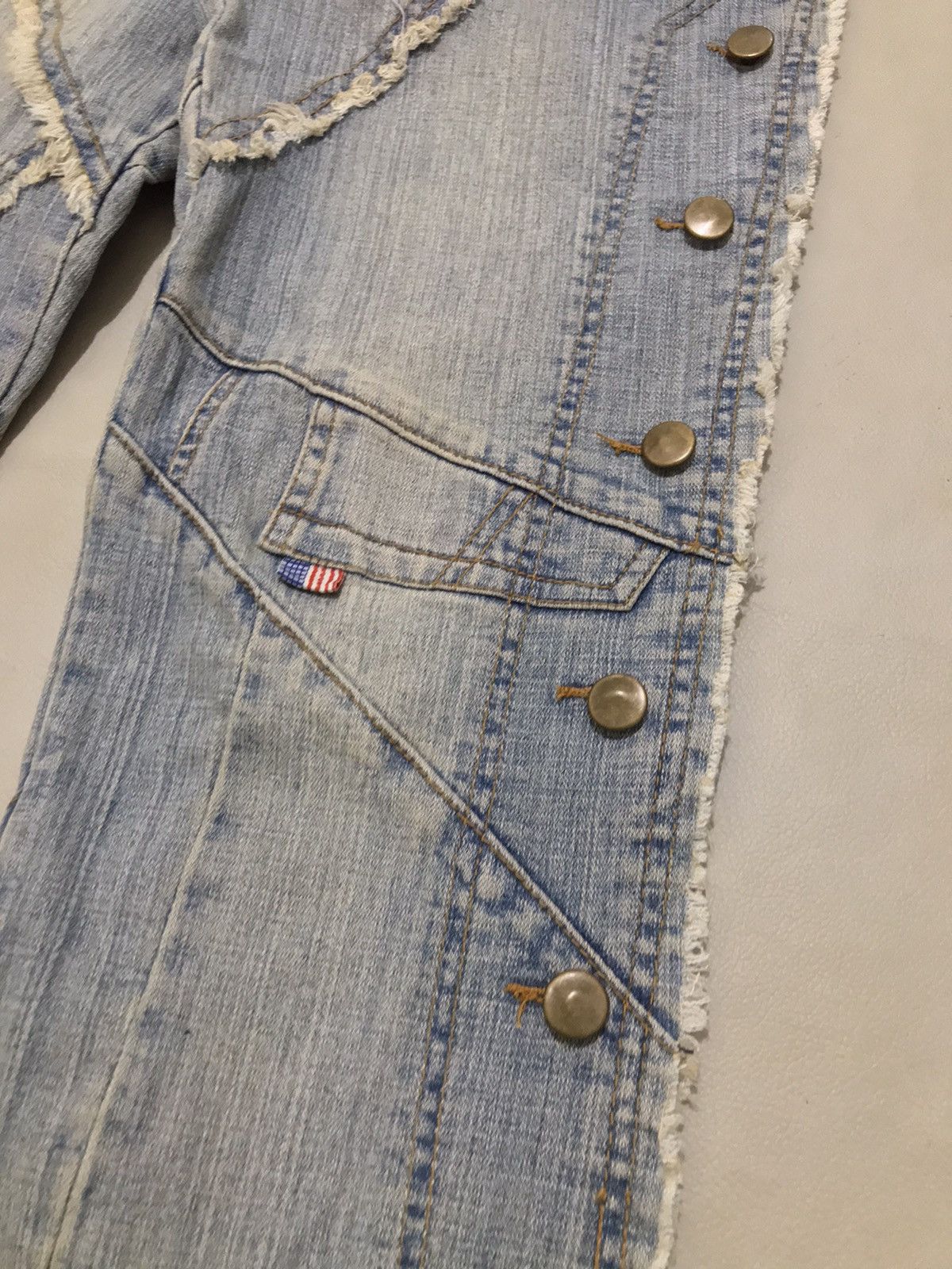 Japanese Brand × PPFM Multi Button Flared Jeans Size US 26 / EU 42 - 4 Thumbnail