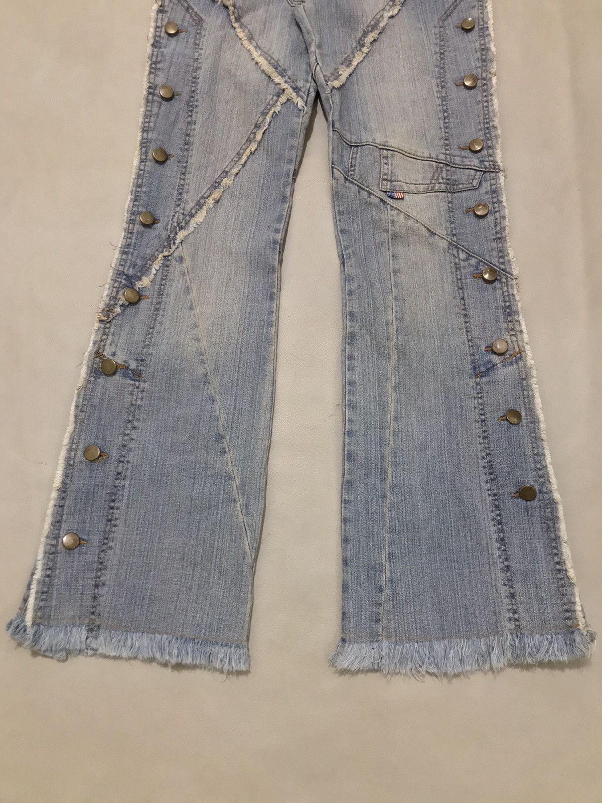 Japanese Brand × PPFM Multi Button Flared Jeans Size US 26 / EU 42 - 3 Thumbnail