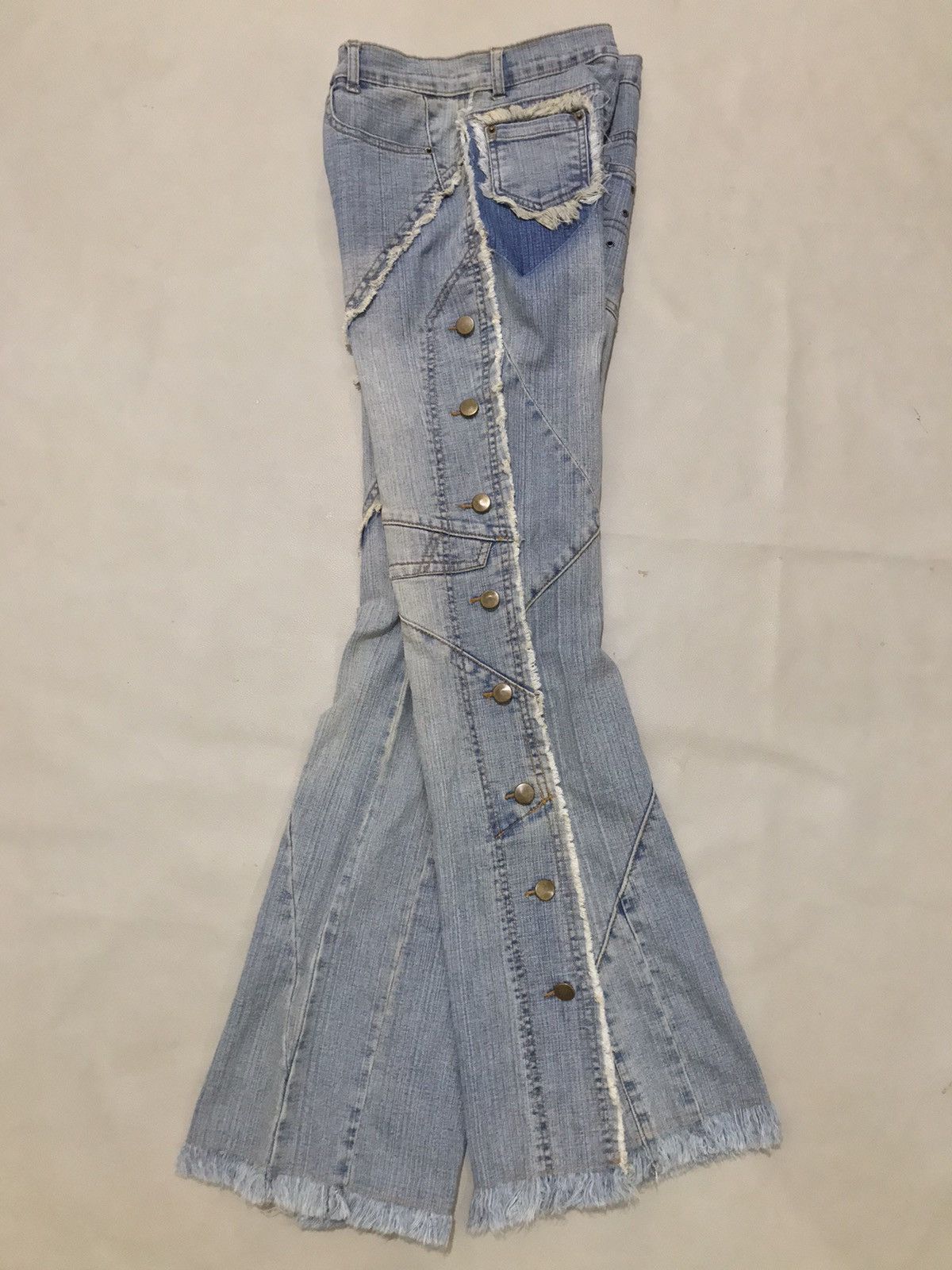 Japanese Brand × PPFM Multi Button Flared Jeans Size US 26 / EU 42 - 8 Thumbnail