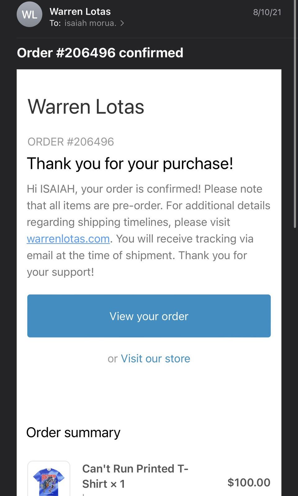 Warren Lotas Warren Lotas Kevin Durant T-Shirt Size US L / EU 52-54 / 3 - 5 Thumbnail