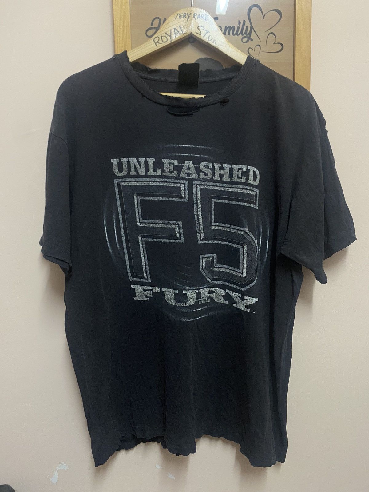 WWE 🔥HOT🔥Vintage Distressed Uncleased Fury Size US XL / EU 56 / 4 - 2 Thumbnail
